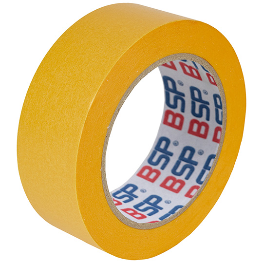 BSP eco Goldband orig. jap. Washi Tape 30mm x 50m, 4 Monate UV-Beständigkeit, 32 Rollen pro Karton, 90 Kartons pro Palette, ca. 4,5 kg per Karton