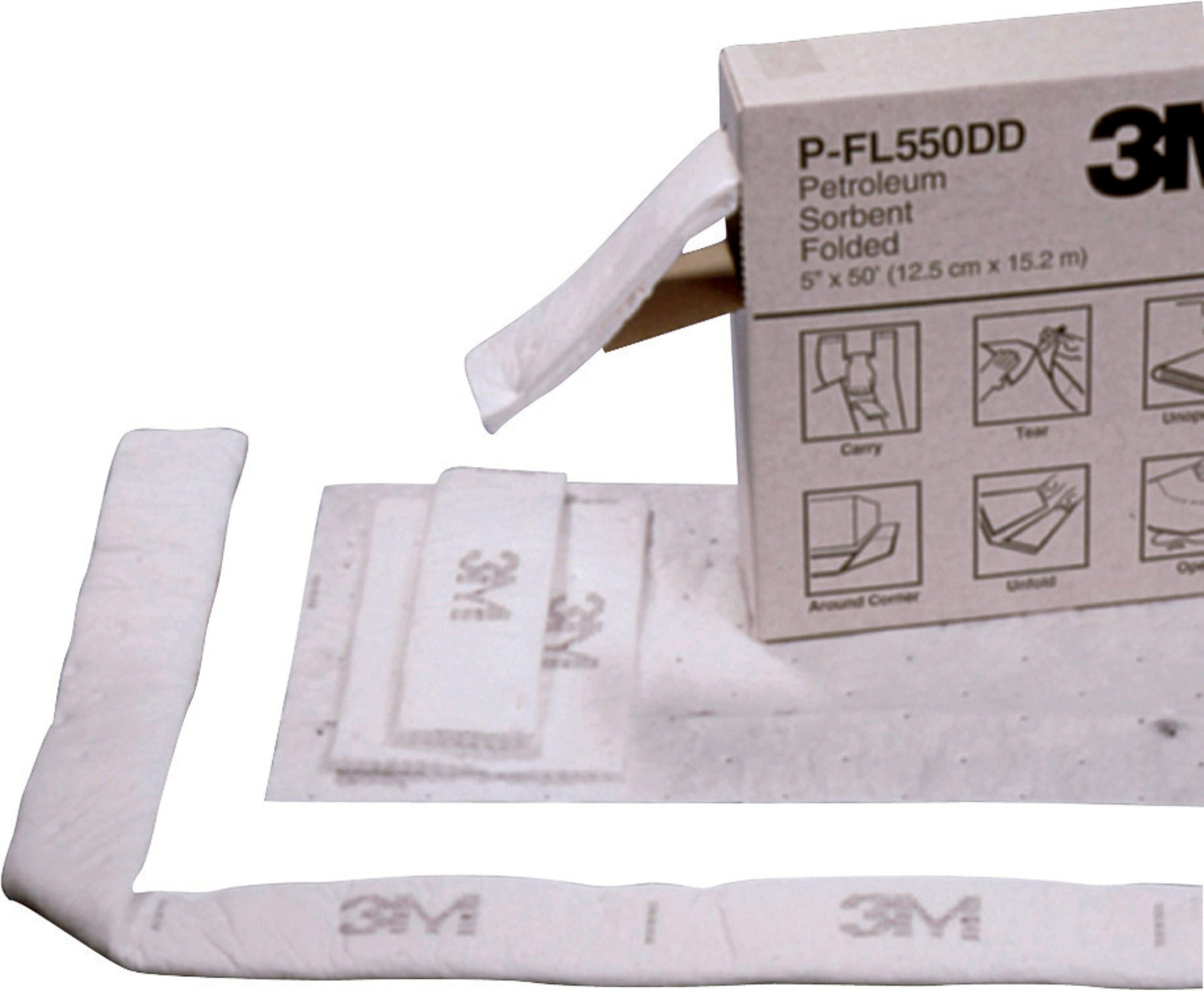 Non-tissé absorbant d'huile 3M™ Multiformat T-F2001, 120 mm x 15,2 m, 3 par paquet