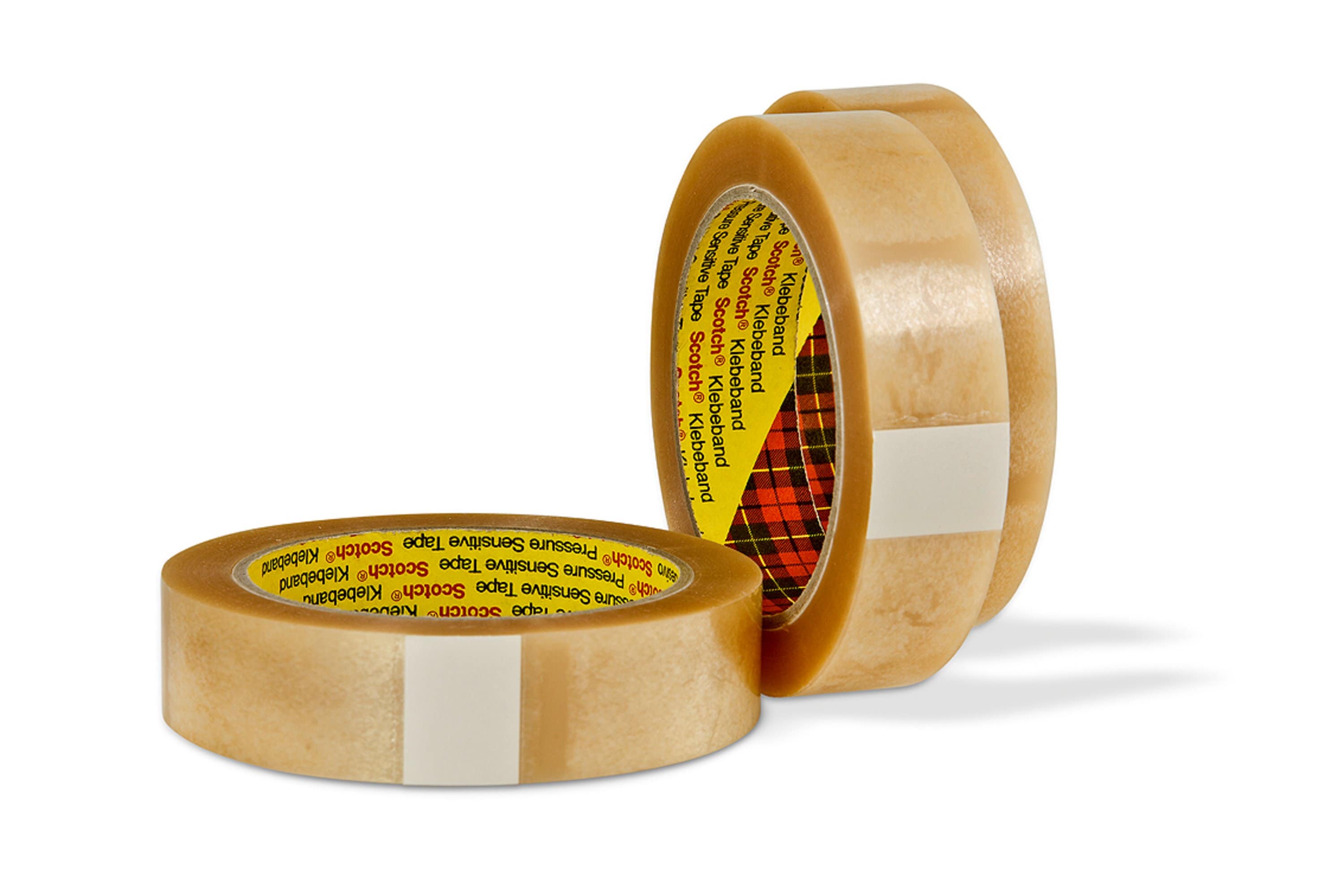 Scotch® PVC Packaging Tape 6890, Clear, 38 mm x 66 m, 0.05 mm