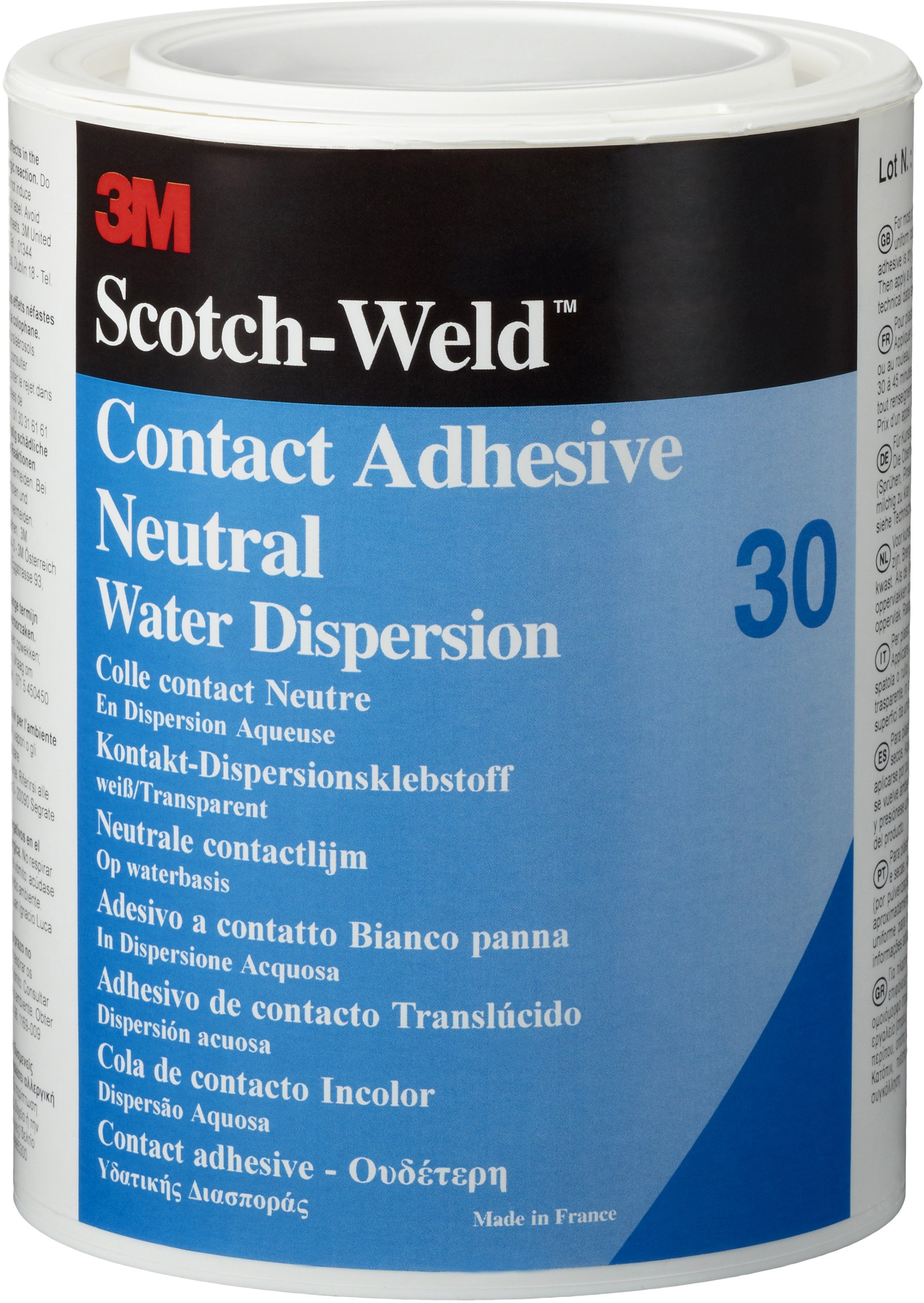 3M™ Fastbond™ Polychloroprene-based Emulsion Adhesive 30NF, Clear, 20 L