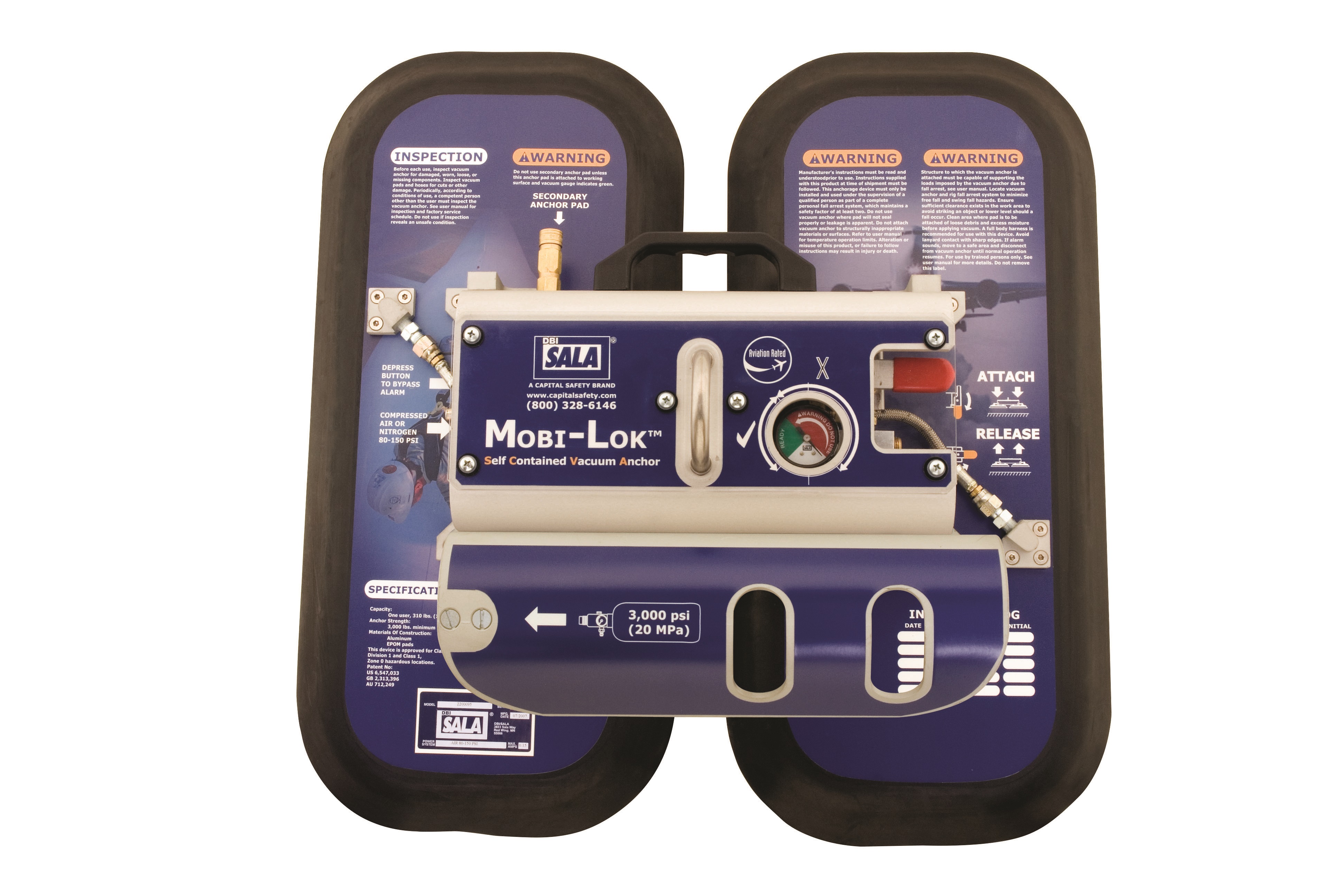 3M™ DBI-SALA® Vakuumanschlagsystem Luftflaschenadapter, 2200087