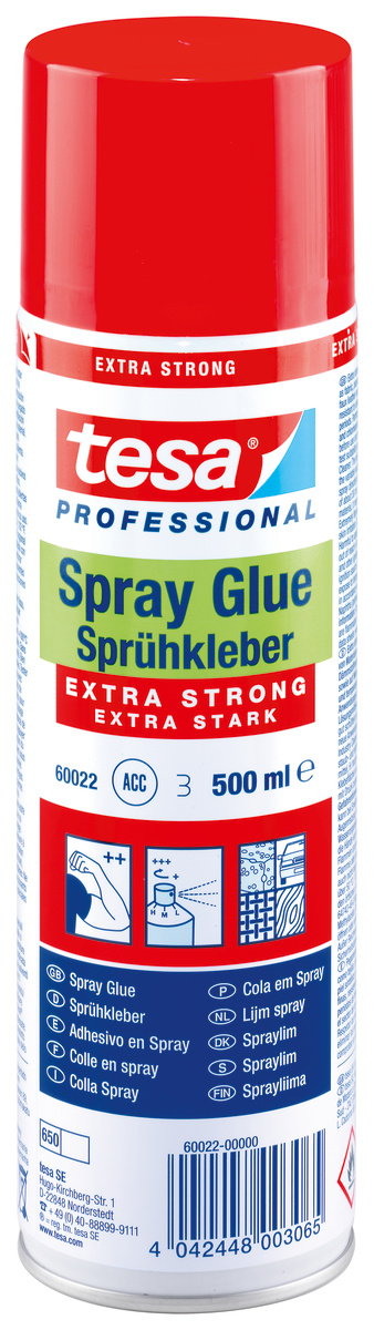 Colle en spray tesa extra forte 500 ml