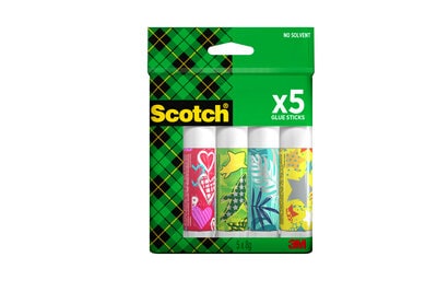 Bâton de colle permanente Scotch®, 8 g, 5 bâtons par paquet