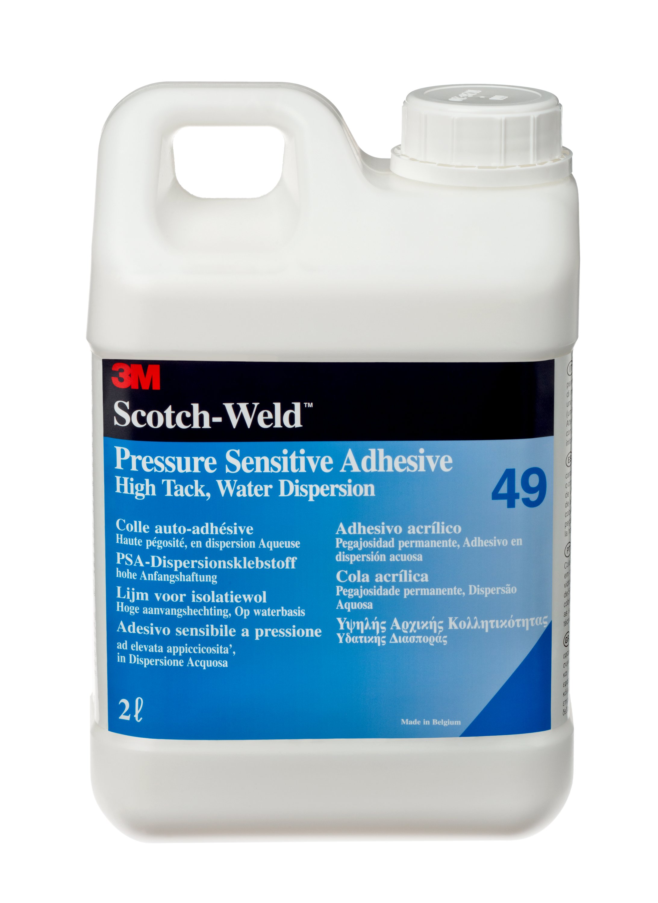 3M™ Acrylate-based emulsion adhesive 49, clear, 20 L