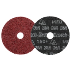 Disque en non-tissé de précision Scotch-Brite™ pour les exigences les plus élevées, HD-DH, grain moyen 150+, 127 mm x 22,23 mm, 50 pièces par carton