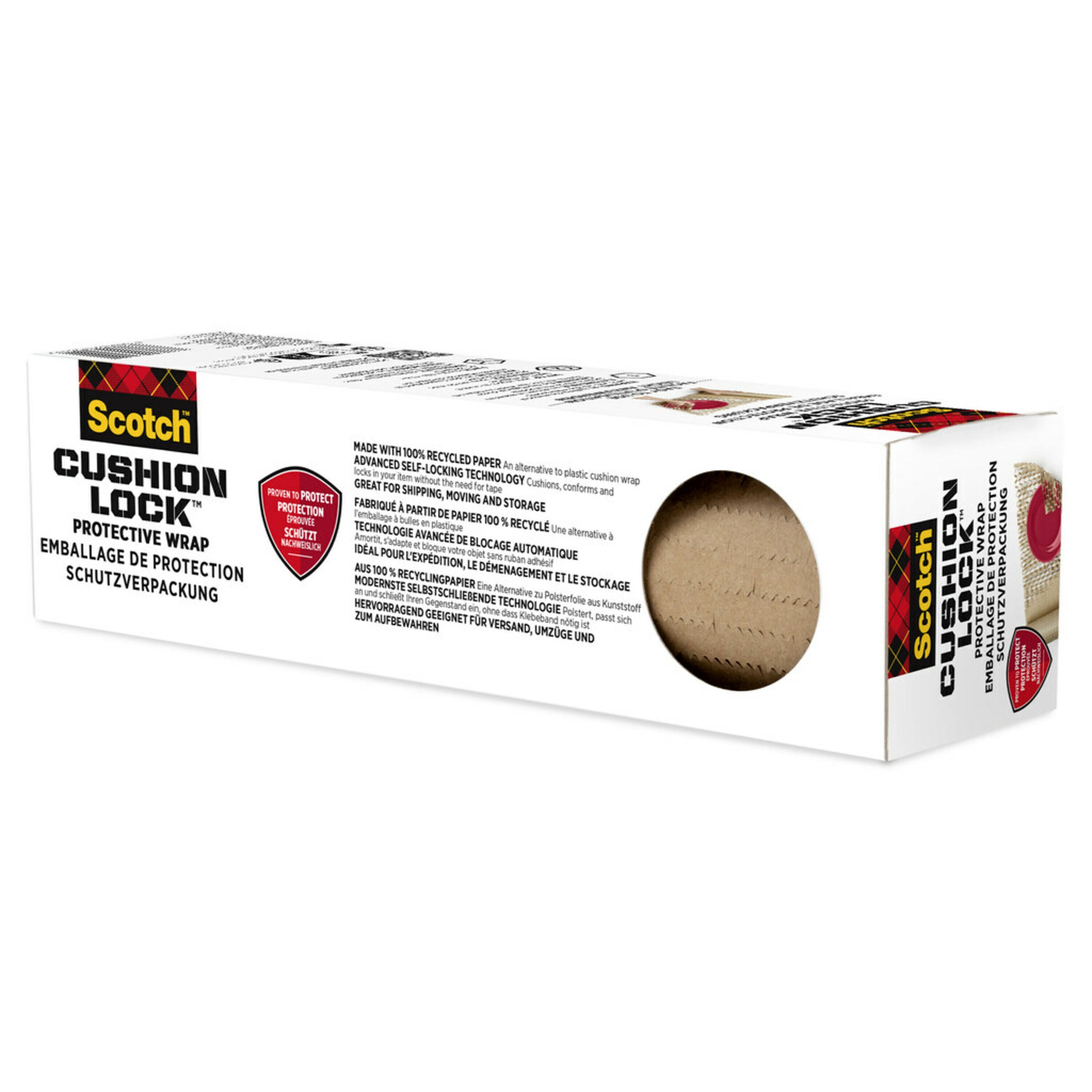 Emballage de protection Scotch™ Cushion Lock™, 30,4 cm x 9,14 m, 1 rouleau par paquet