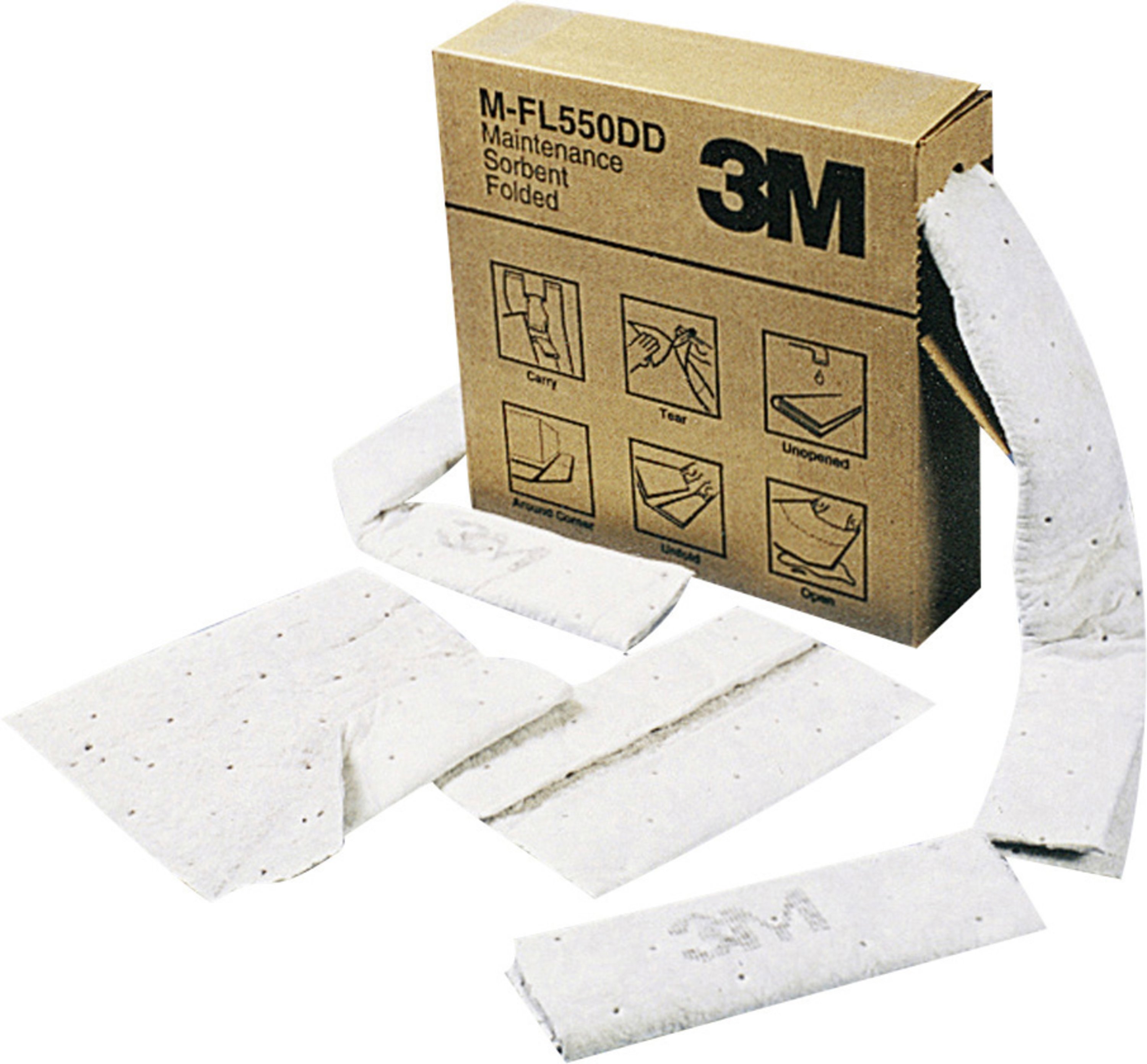 Non-tissé industriel 3M™ Multiformat, M-F2001, 120 mm x 15,2 m, 3 pièces par carton