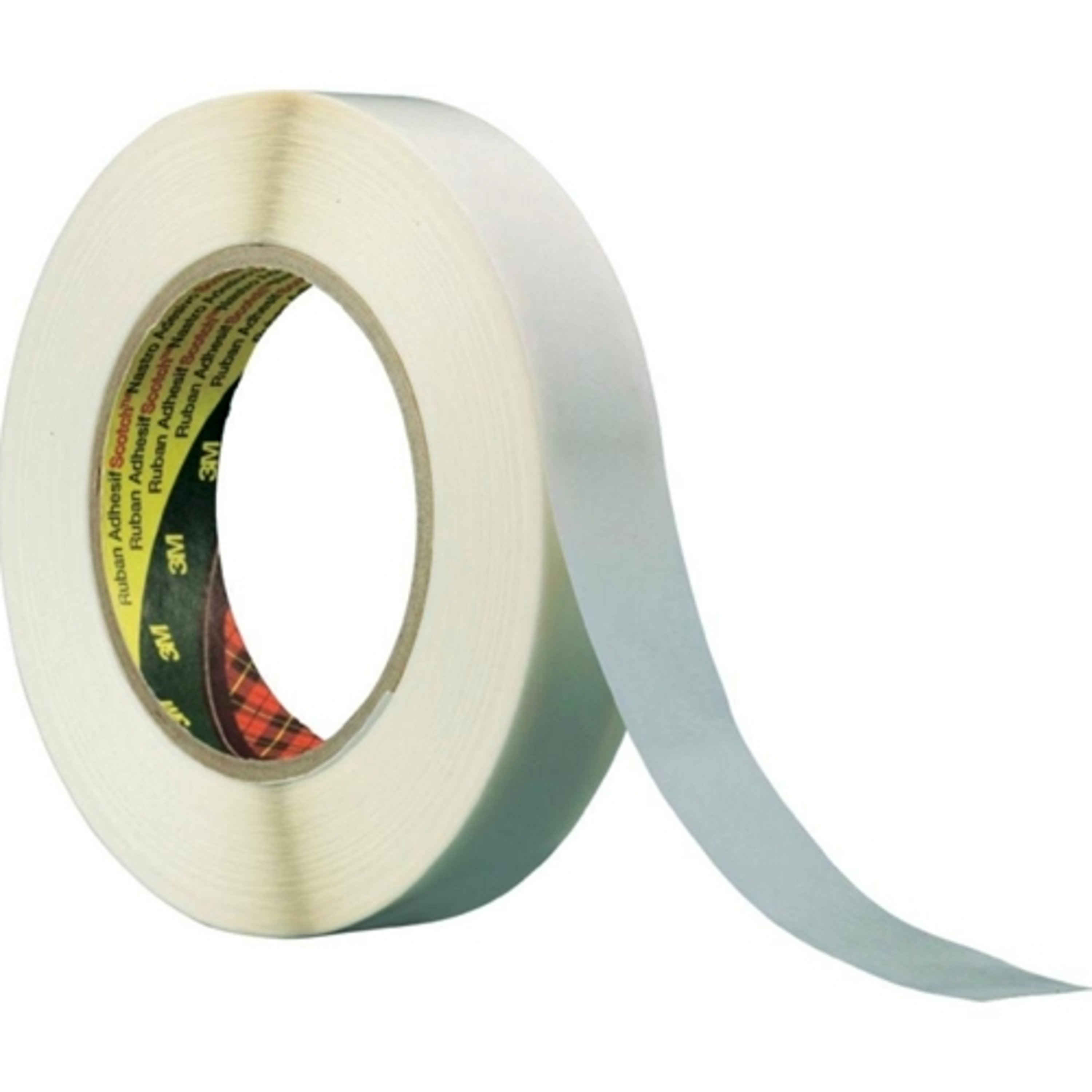 3M™ Double-sided Adhesive Tape with Paper-Liner 9040, Cream, 25 mm x 50 m, 0.1 mm