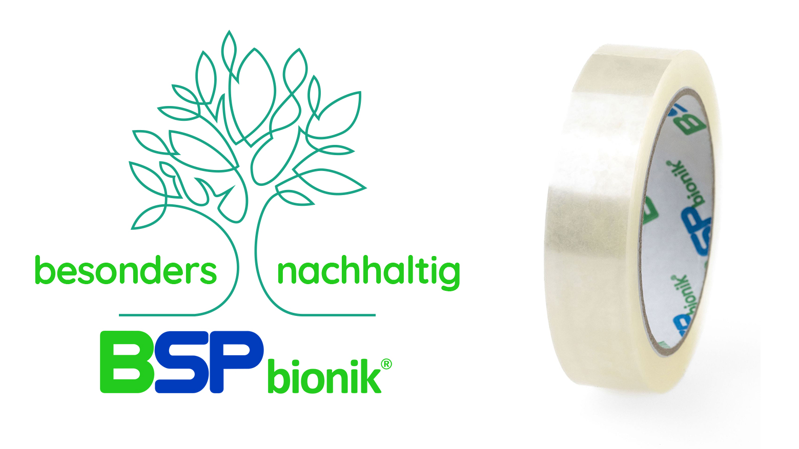BSP bionik 257 Schutz- und Sicherungsklebeband 25mm x 66m transparent