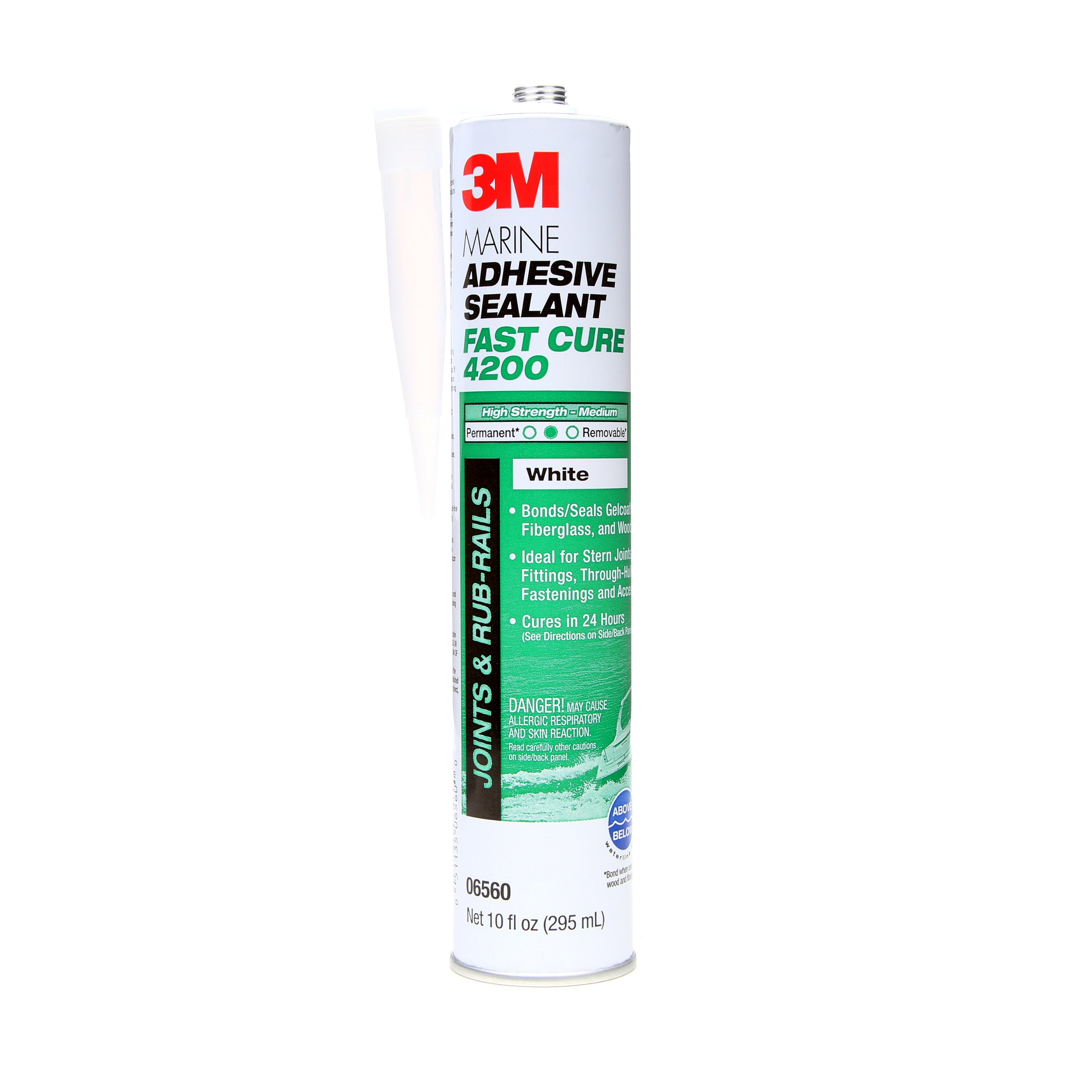 3M™ Marine Polyurethane-Based Adhesive and Sealant 4200FC, Black, 310 ml