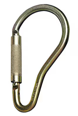 3M™ DBI-SALA® Twist Lock Self-locking Carabiner, 54 mm opening, galvanised steel, KJ5108