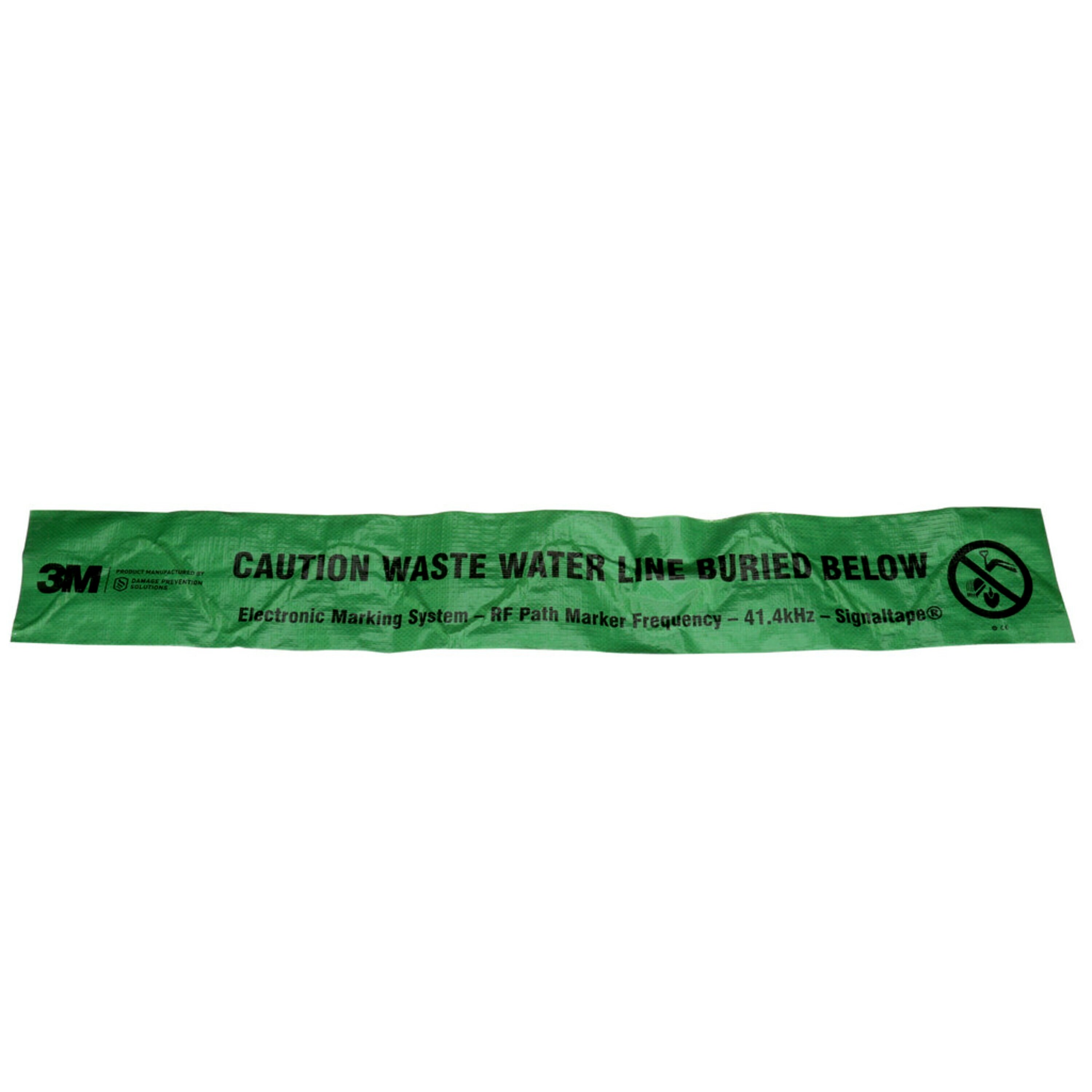 3M™ Electronic Marking System (EMS) Warnmarkierungsband 7904-XT, grün, 152 mm, Wasser, 152 m, 1 Packung/Verpackungseinheit