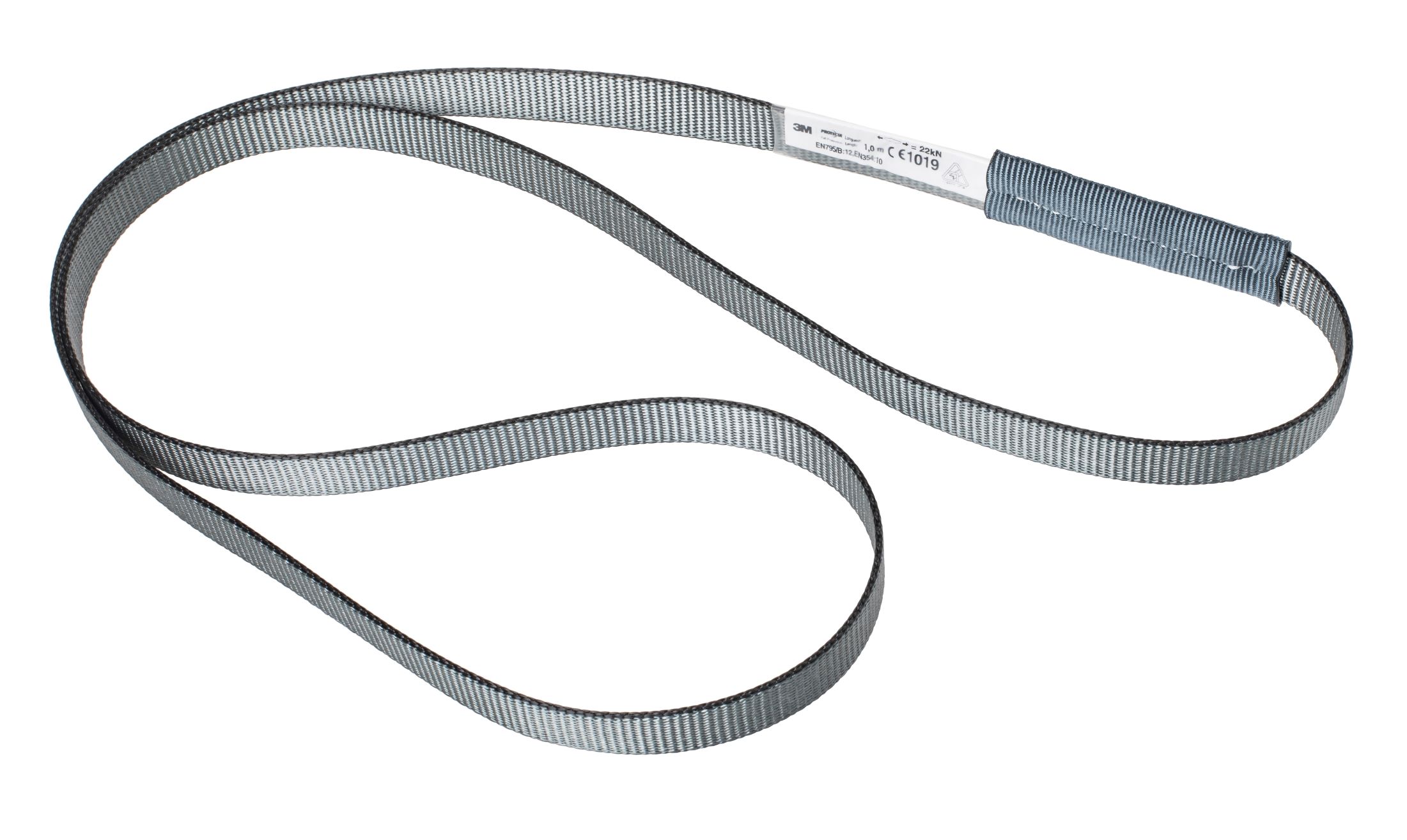 Ancrage pour élingue en sangle 3M™ Protecta®, testé arêtes vives, gris, 2 m, 2100208