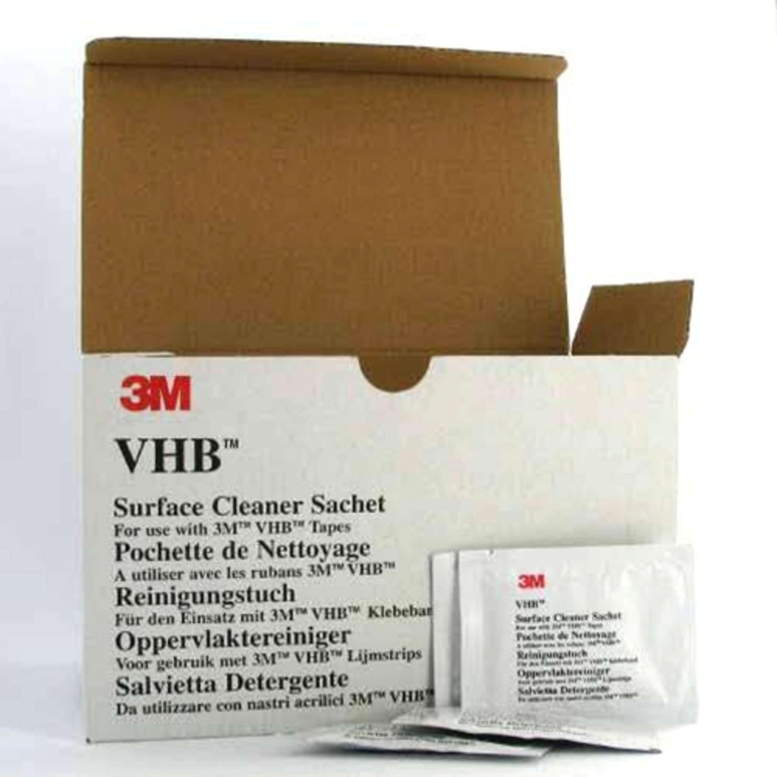 3M™ VHB™ Surface Cleaner Wipes; box of 100; pack of 900