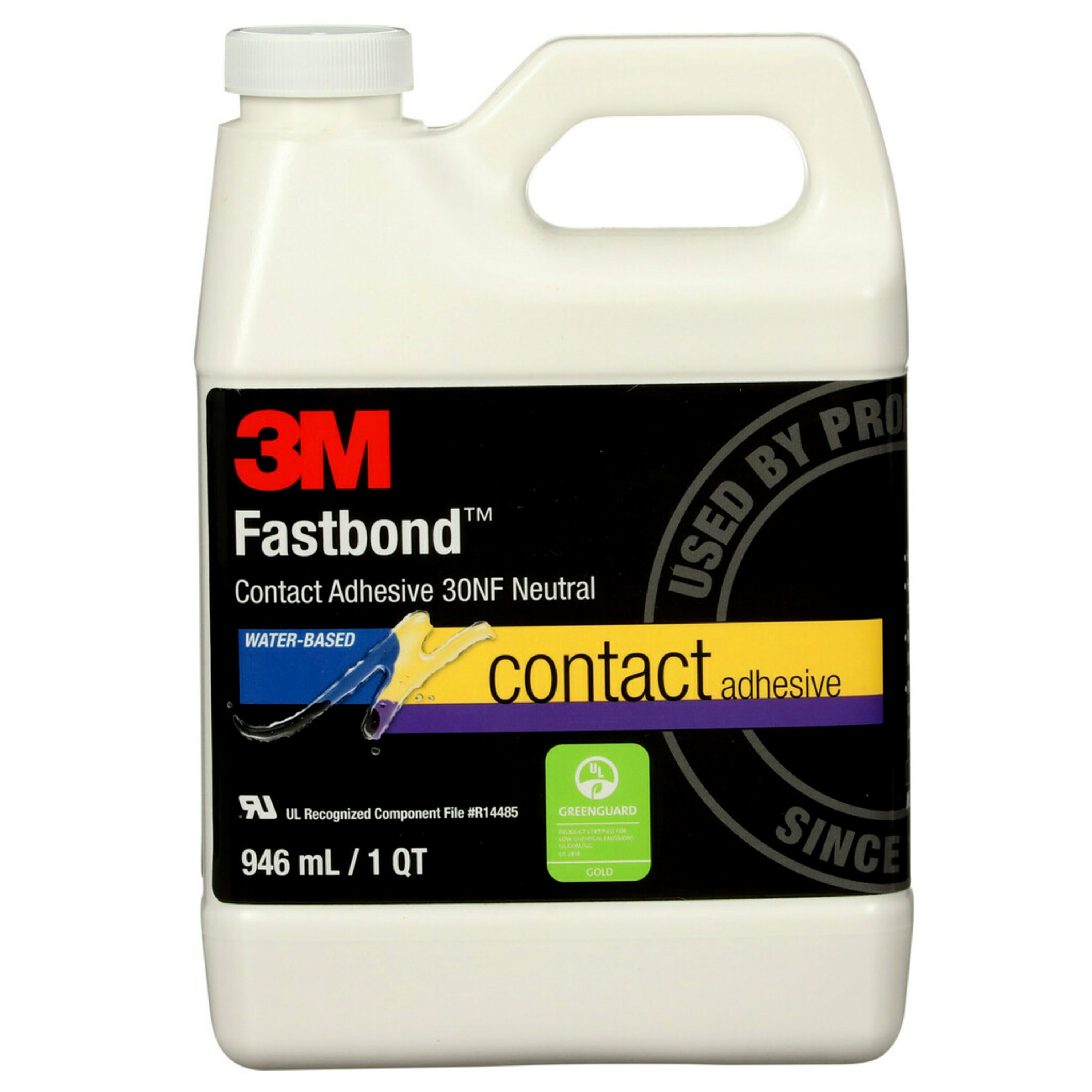 3M™ Fastbond™ Polychloroprene-based Emulsion Adhesive 30 NF, Clear, 946 ml