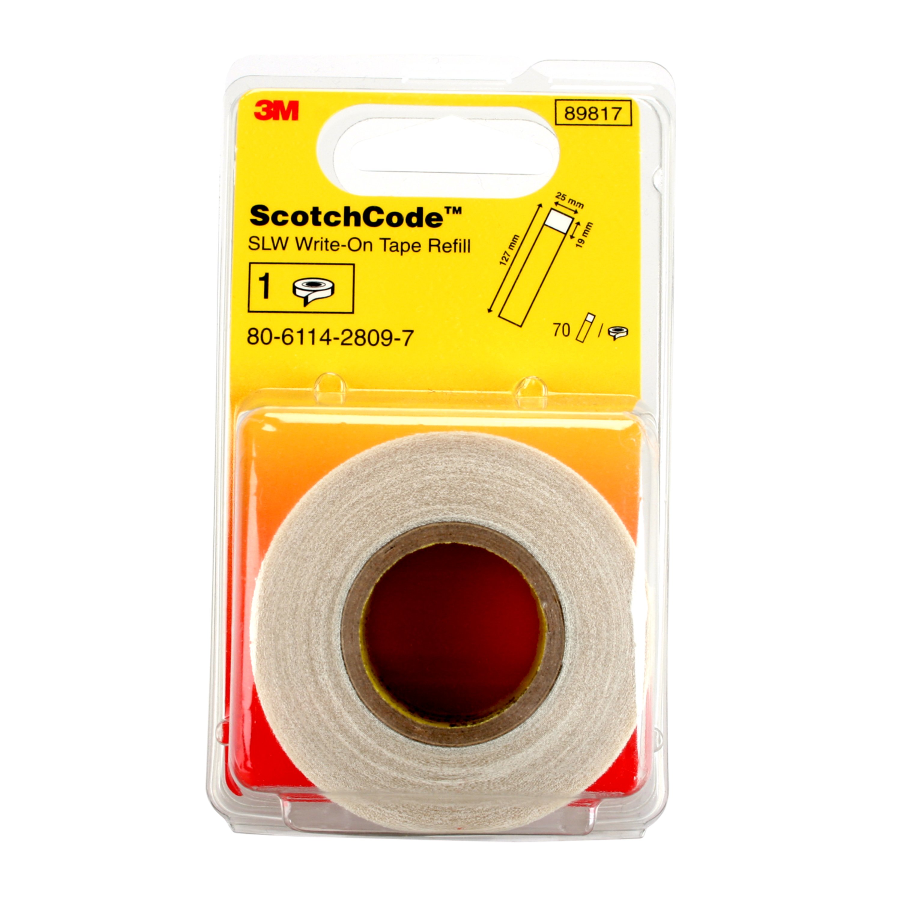 3M™ ScotchCode™ SLW-R Nachfüllrollen für SLW Kabelmarkierer,  Kabeldurchmesser von 6 - 35 mm