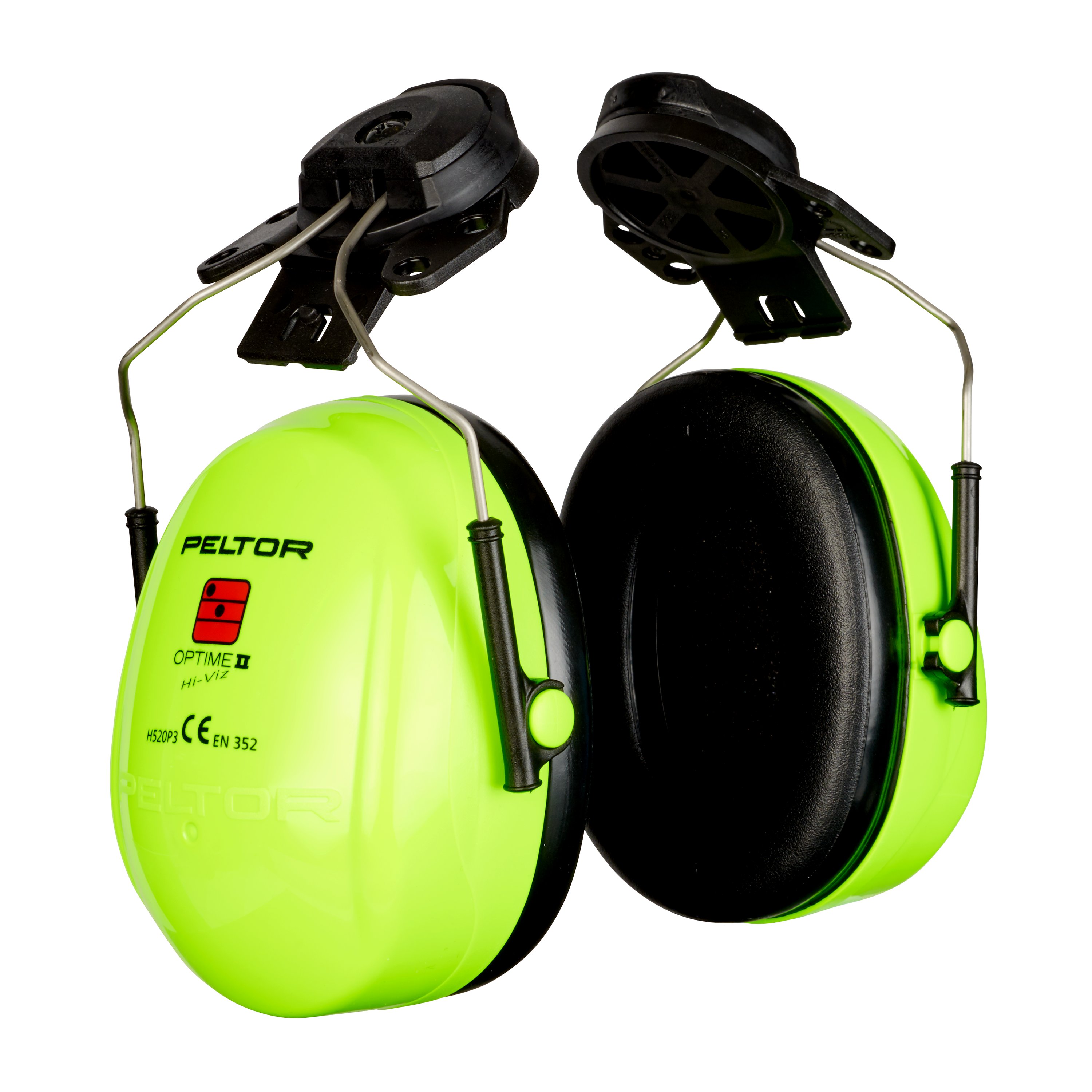 Casque antibruit 3M™ PELTOR™ Optime™ II, 30 dB, couleur de signalisation, fixation pour casque H520P3E-467-GB
