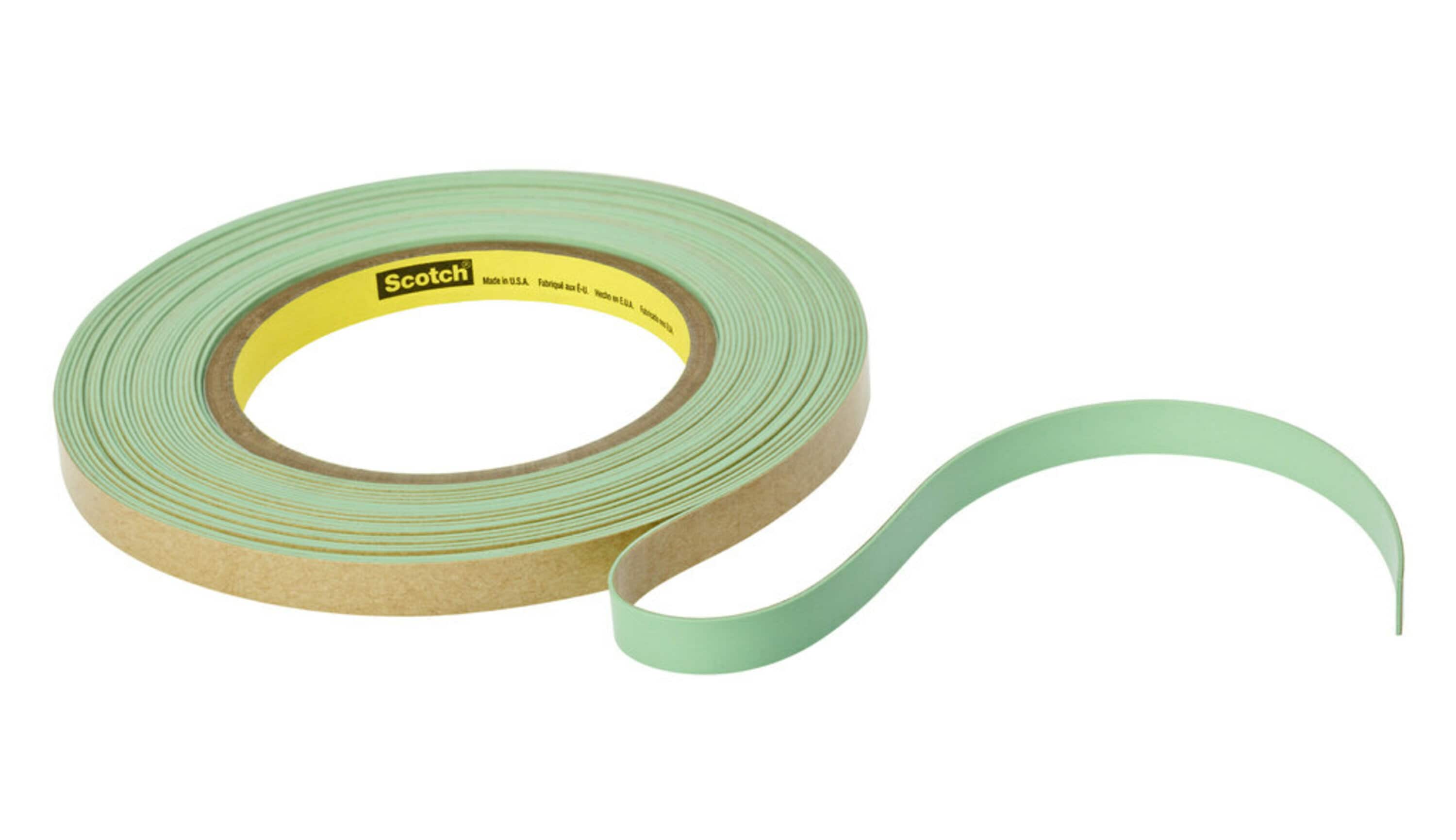 3M™ Seam Sealing Tape, Light Green, 9.1 m x 9.5 mm x 0.9 mm, paintable, 08475