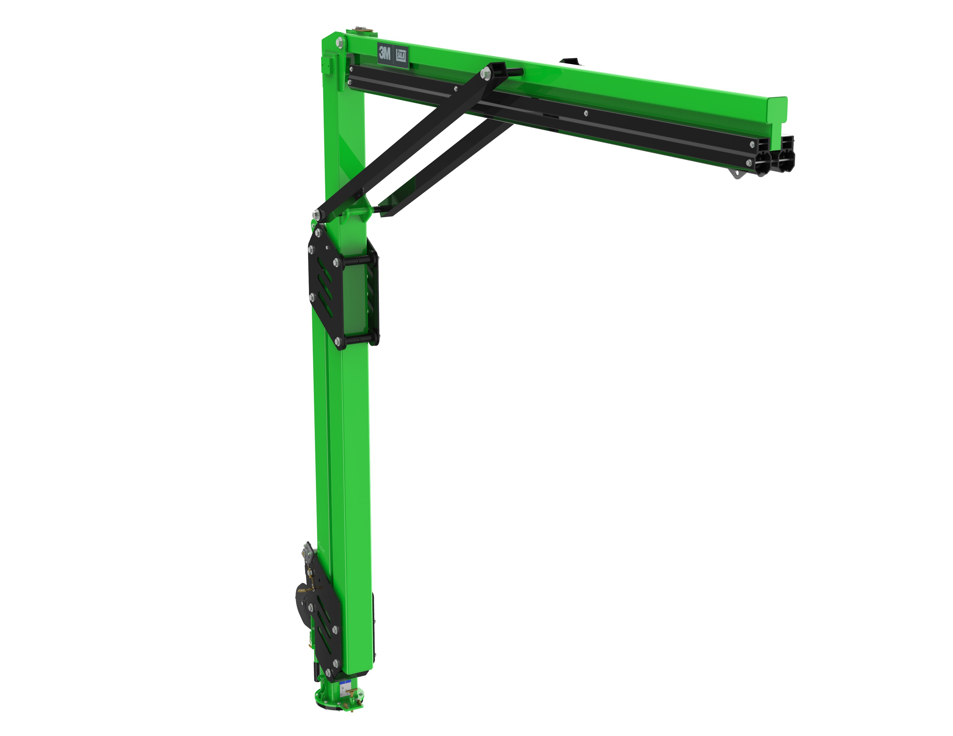 3M™ DBI-SALA® FlexiGuard™ M200 Mast with pre-assembled height adjustment, 2 users, 6.1–7.6 m height, 3.7 m outreach, 8530903