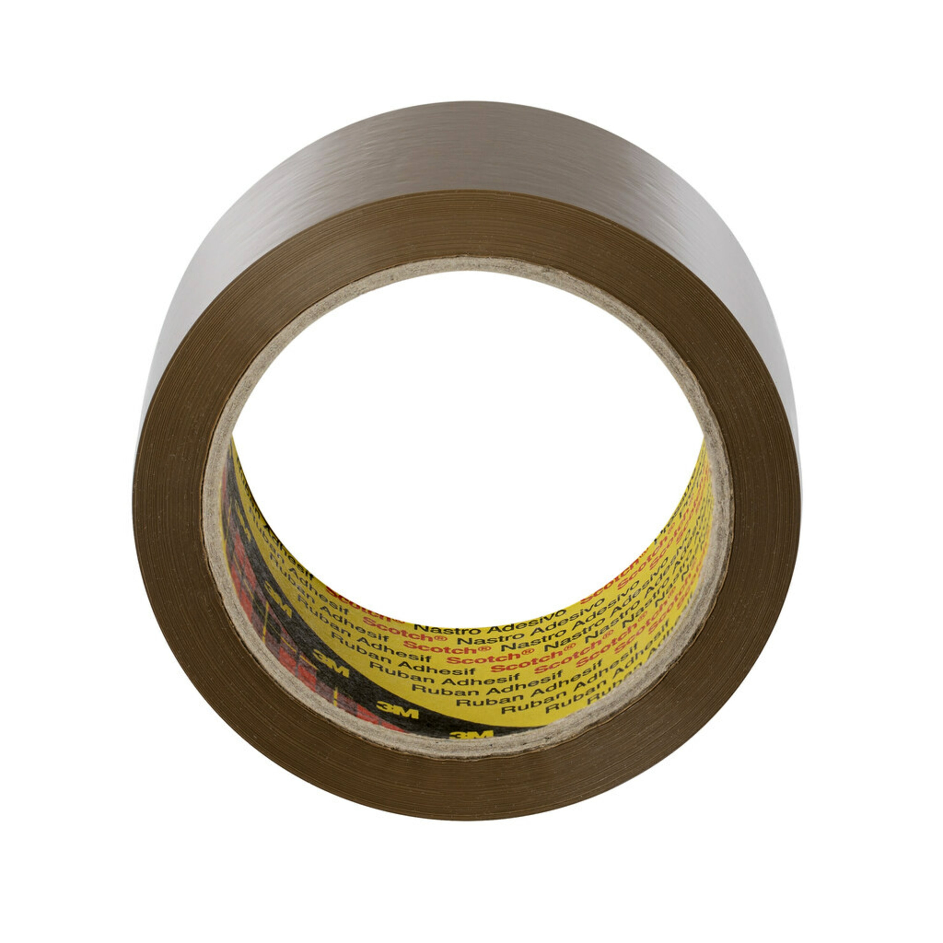 Scotch® Packaging Tape 371, Brown, 75 mm x 990 m, 0.048 mm