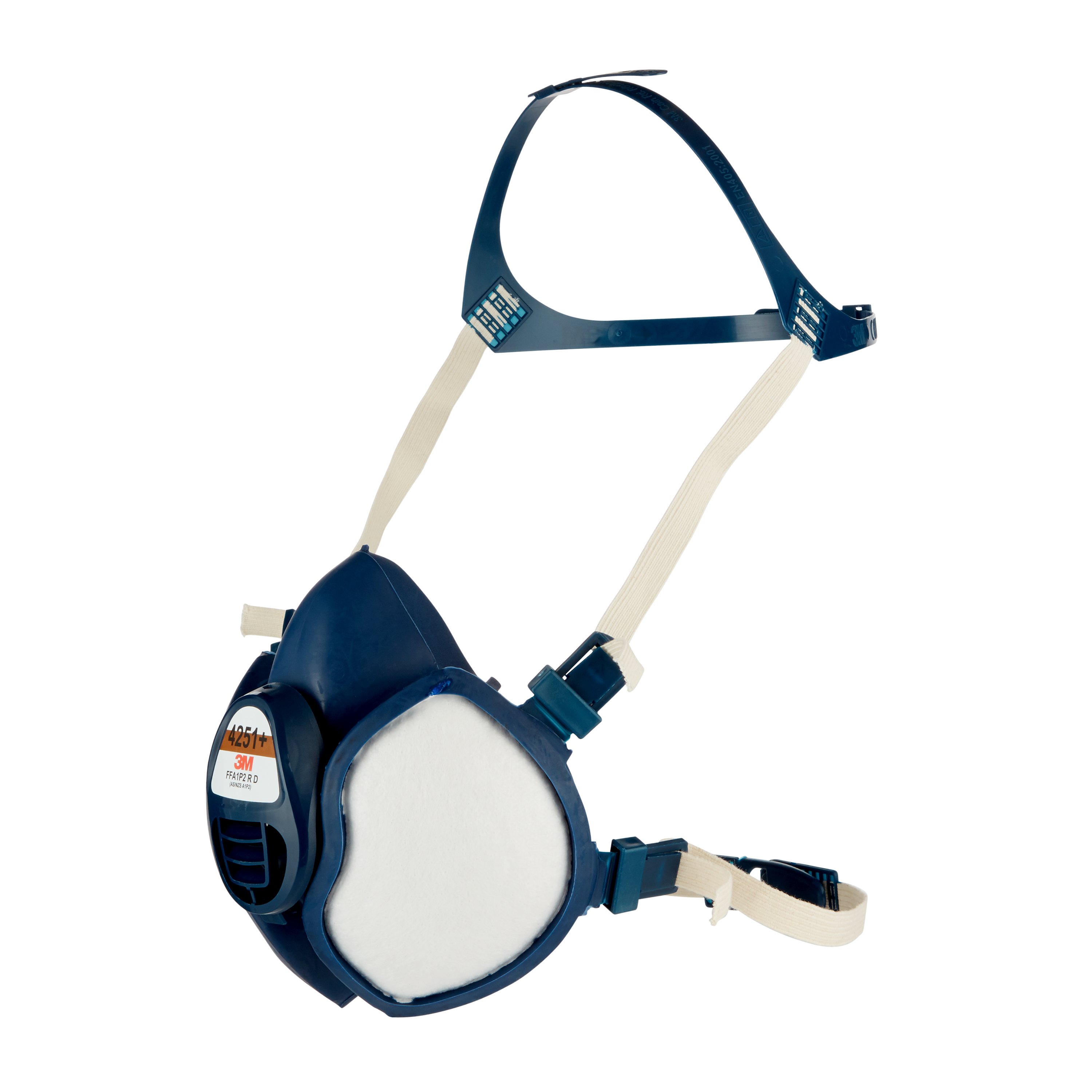 Demi-masque réutilisable sans entretien 3M™, Filtres FFA1P2 R D, 4251+