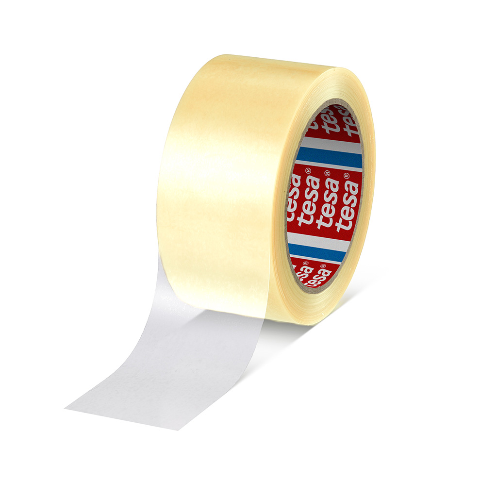 tesapack 4124 PVC, 66 m x 25 mm, transparent