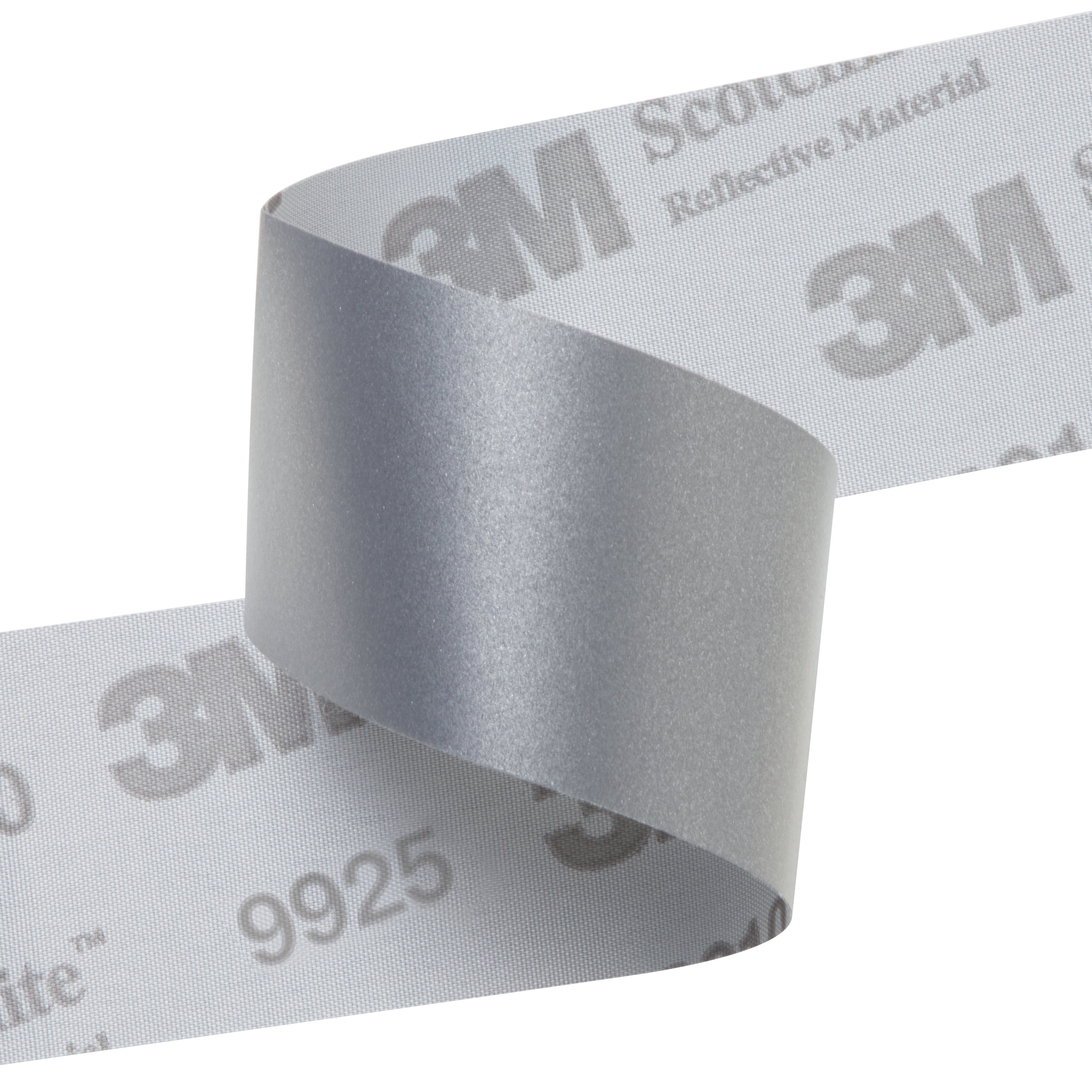 Matériau réfléchissant 3M™ Scotchlite™ 9925, argent, 70 mm x 100 m