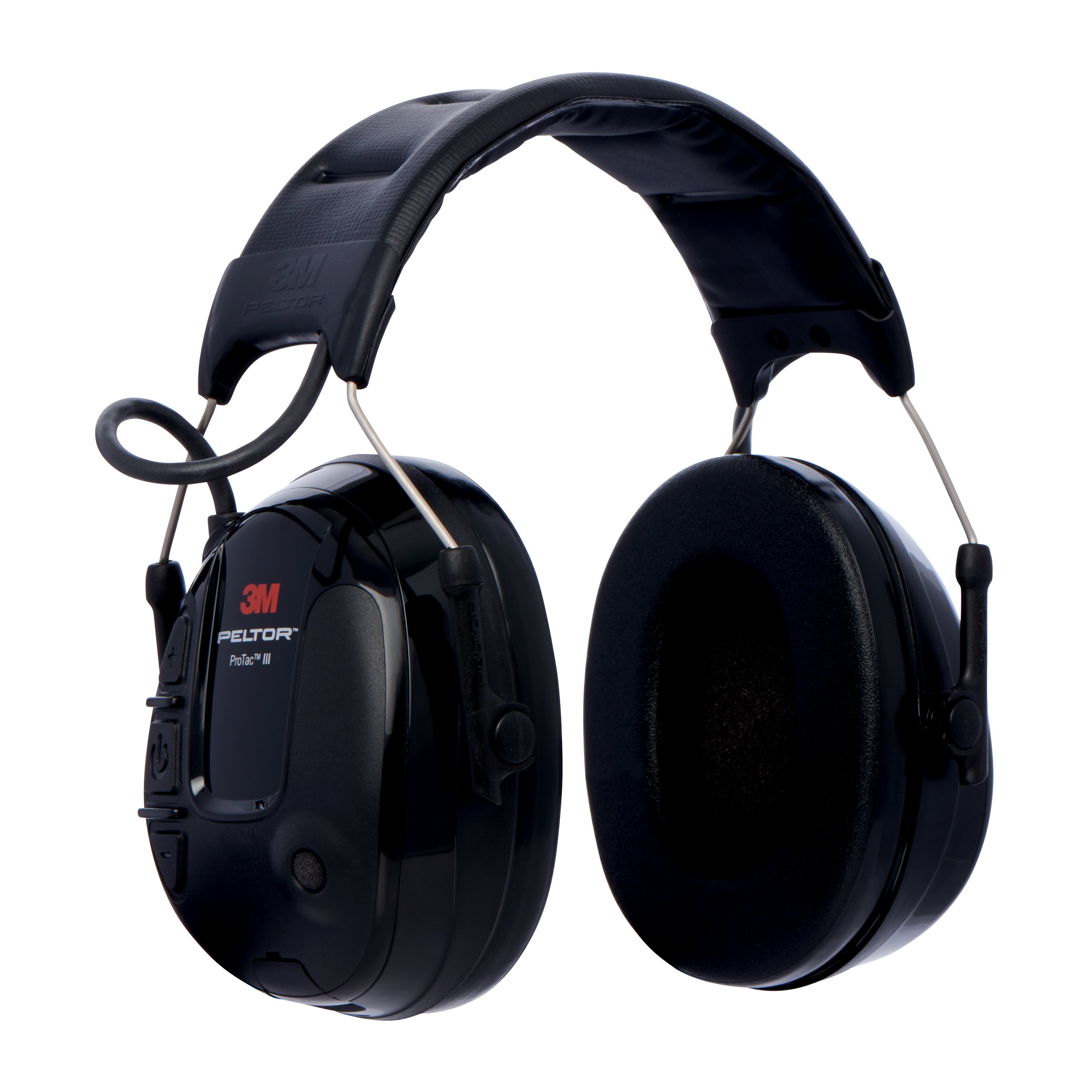 3M™ PELTOR™ ProTac™ III Slim Gehörschutz-Headset, schwarz, Helmversion