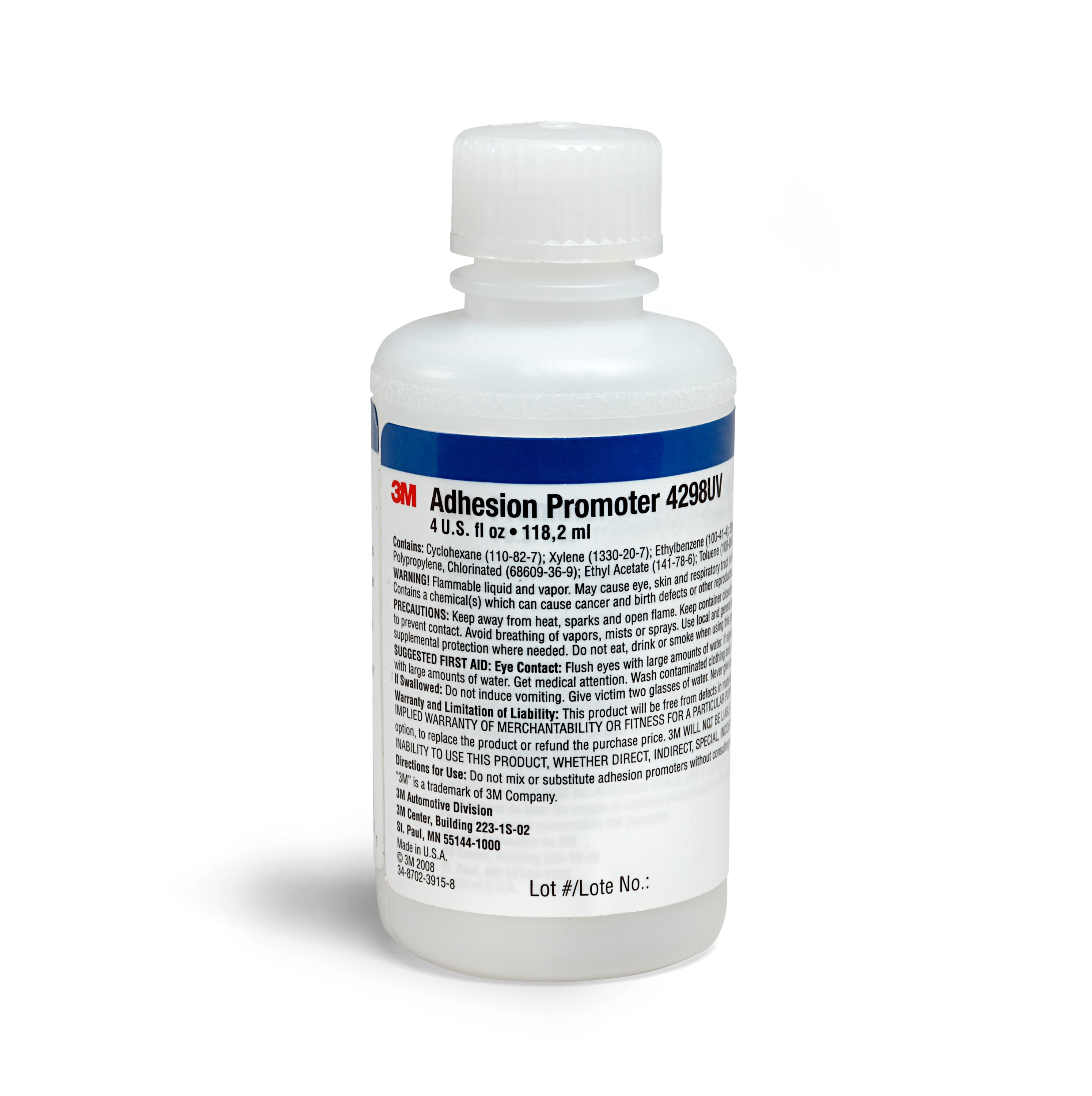 3M™ Adhesion Promoter 4298UV, 4 oz bottle