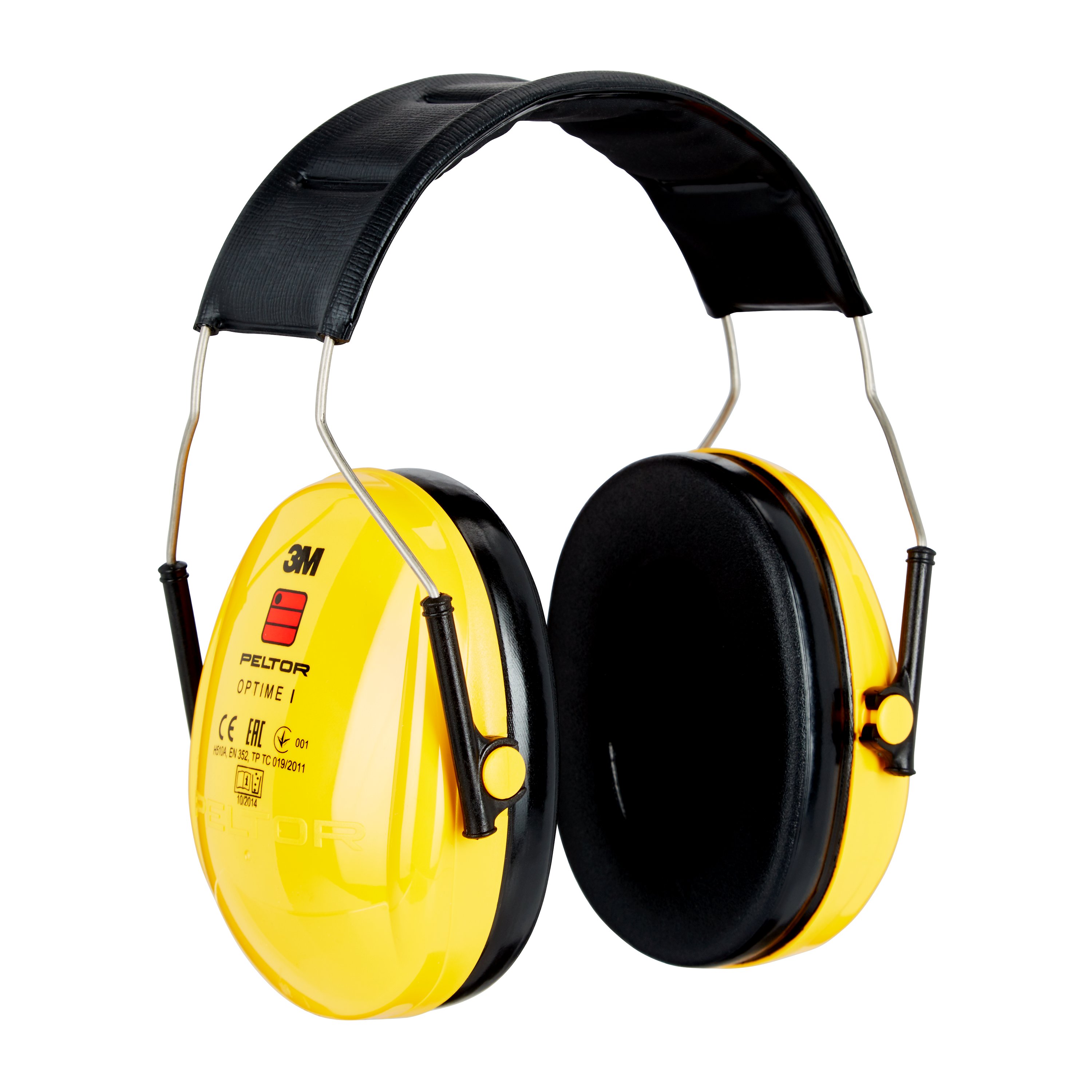 Casque antibruit 3M™ PELTOR™ Optime™ I, 27 dB, jaune, arceau, H510A-401-GU