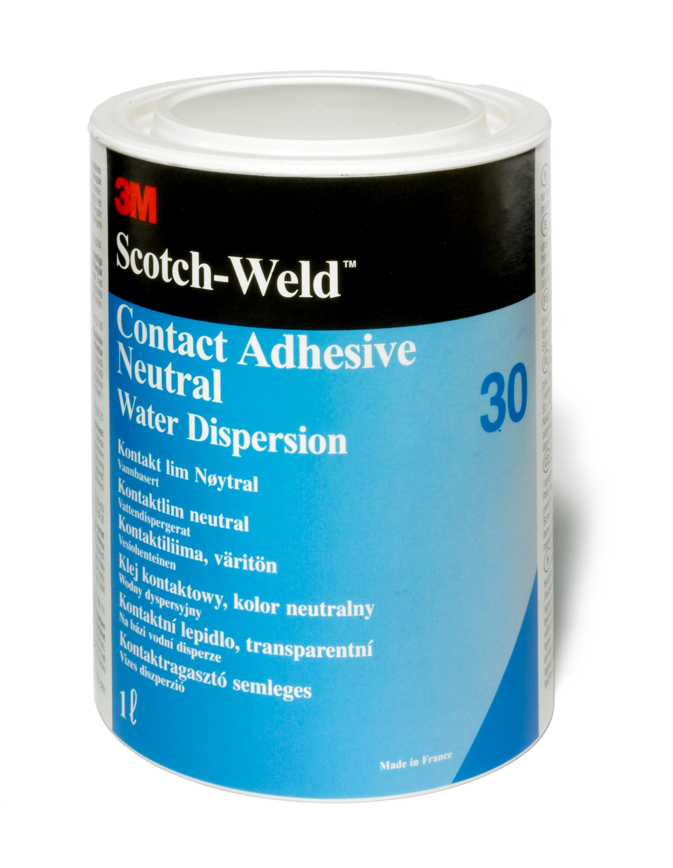 3M™ Fastbond™ Polychloroprene-based Emulsion Adhesive 30NF, Clear, 1 L