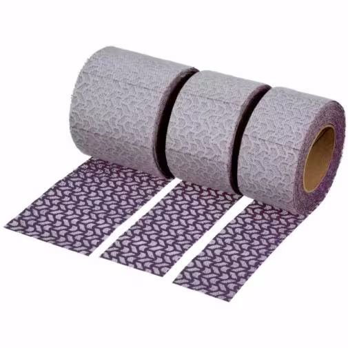 Bandes abrasives en treillis 3M Xtract™ Cubitron™ II en rouleau 710W, 240+, 115 mm x 10 m, 60 bandes/rouleau, 4 rouleaux/carton