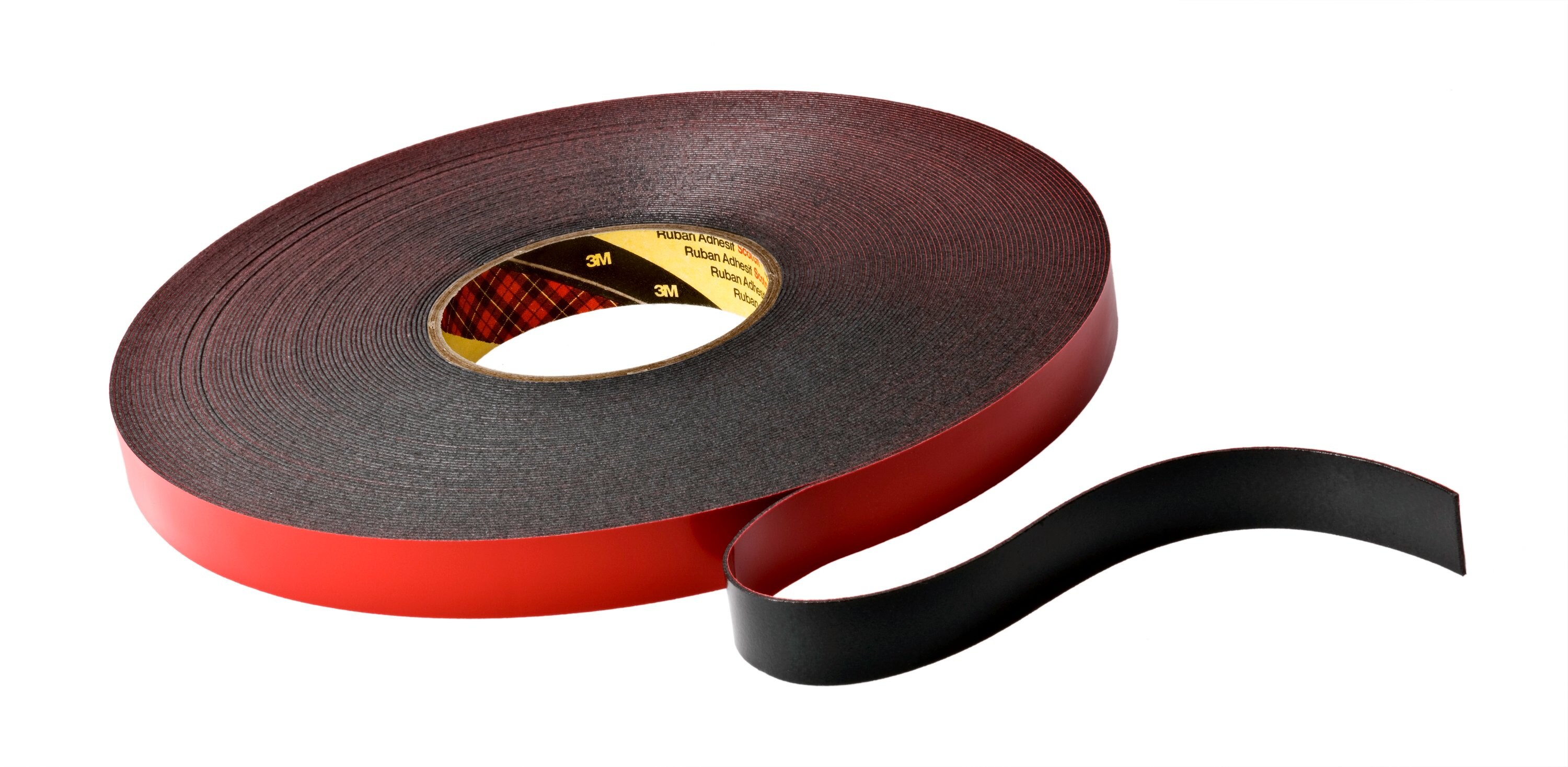 3M™ VHB™ Klebeband 5908F, Schwarz, 1168 mm x 66 m, 0.25 mm