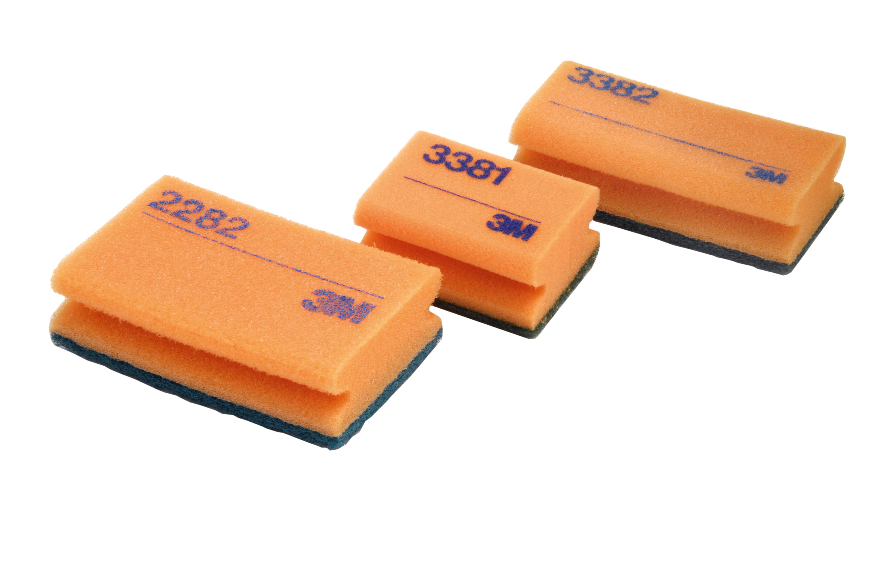 3M™ Scotch-Brite™ Cleaning Sponge 3381, Orange/Green, 70 mm x 92 mm, 20 x 10 pieces per box