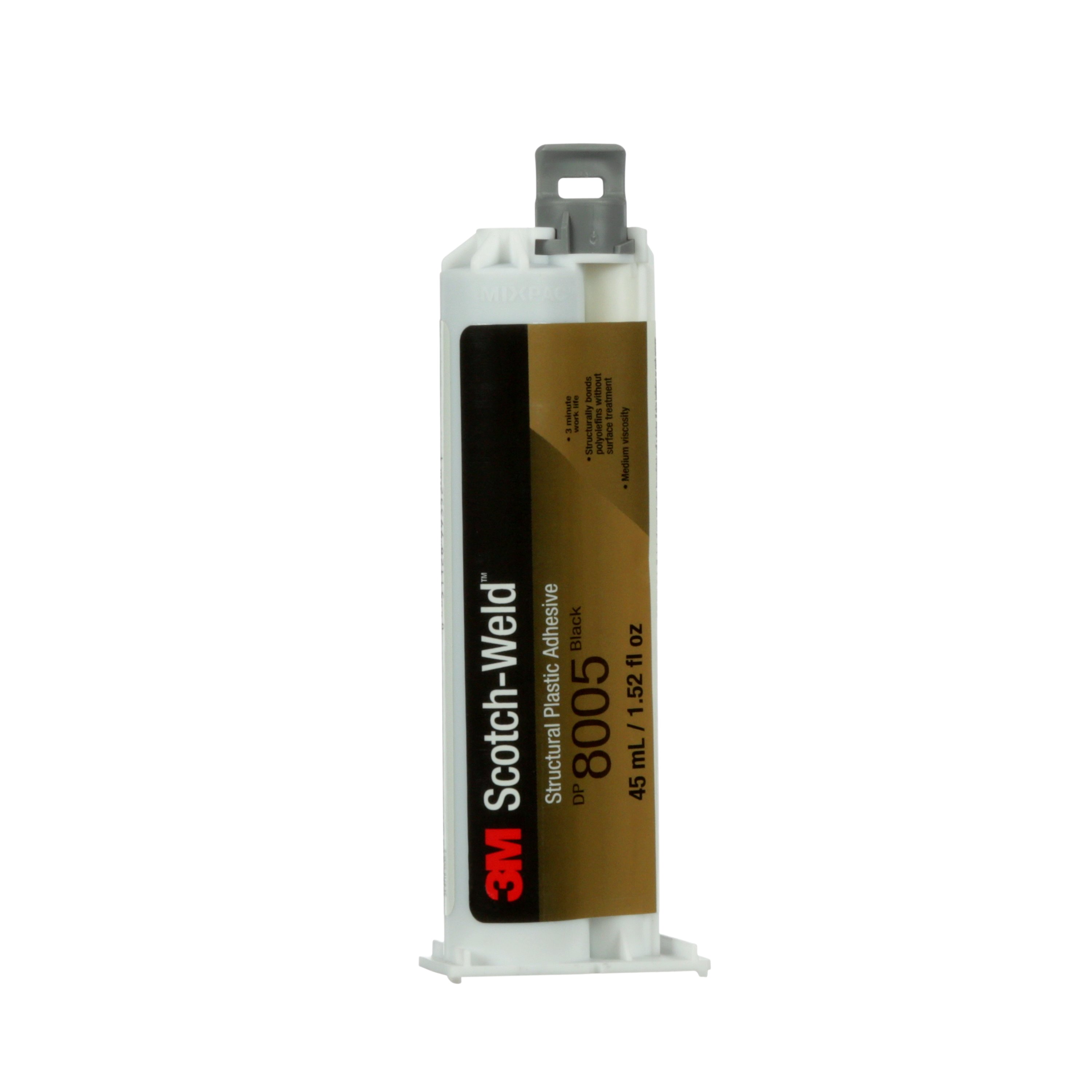 Colle Structurale Plastique 3M™ Scotch-Weld™ DP8005, Noir, 45 ml