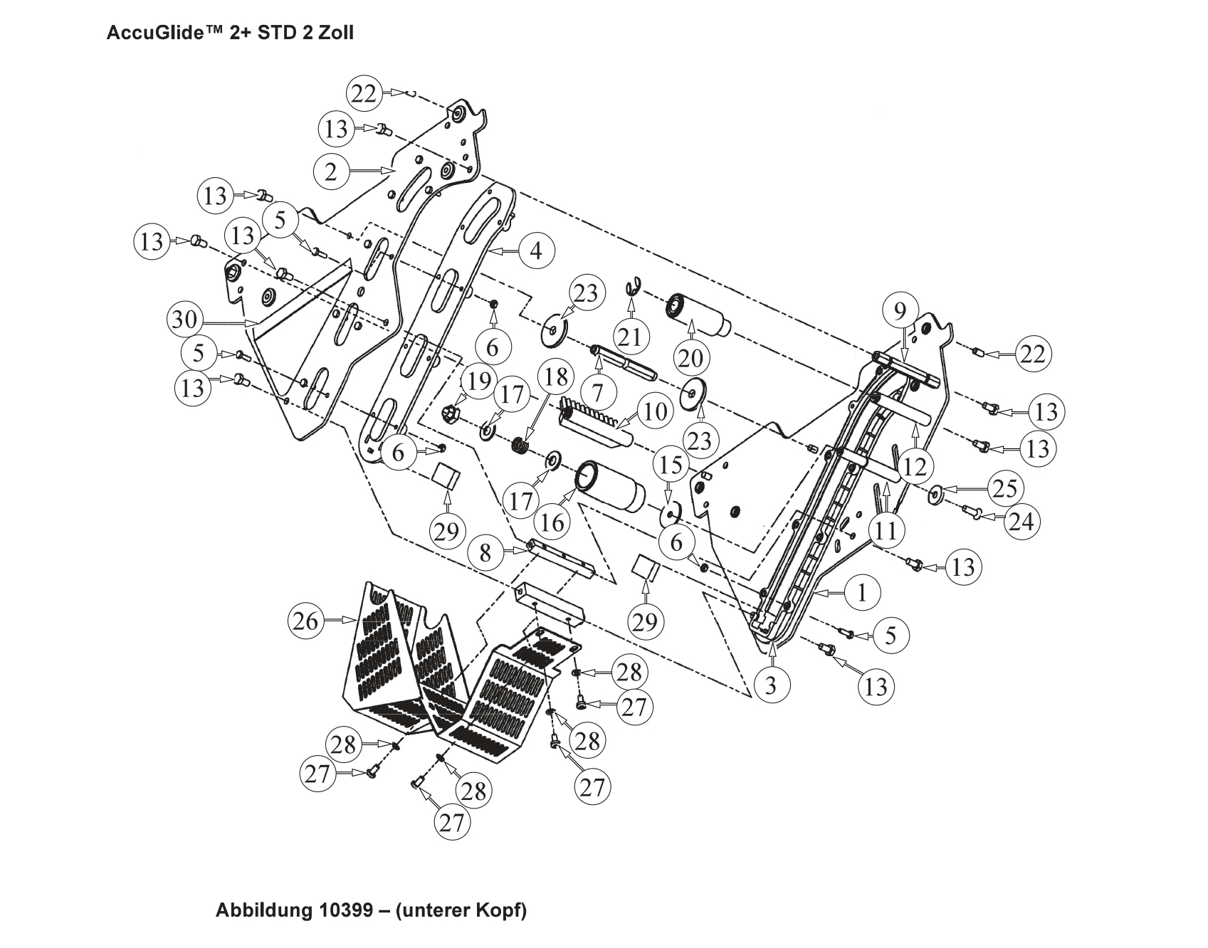 78-8052-6606-7 ROLLER - TENSION BOTTOM