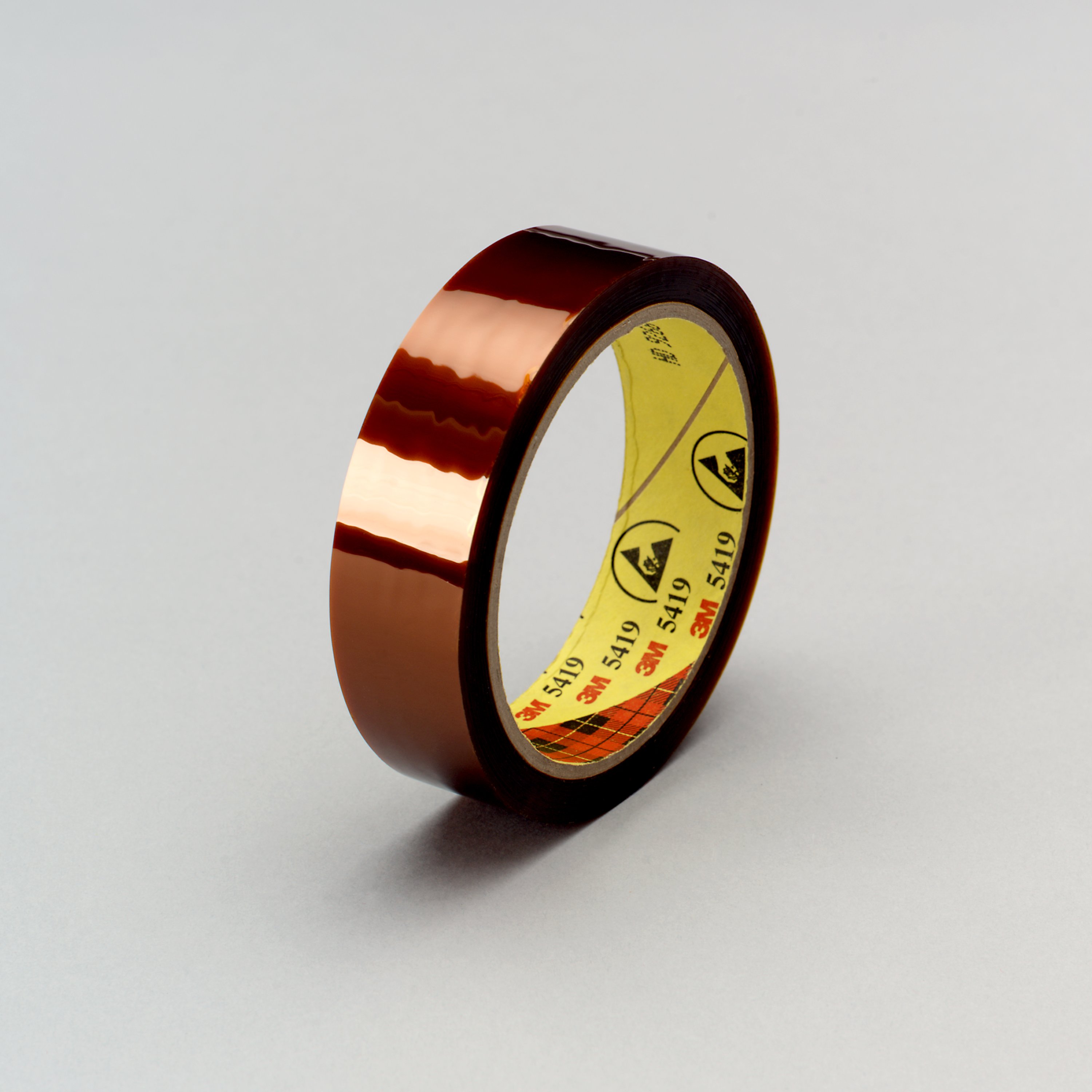 3M™ High-Temperature Polyimide Adhesive Tape 5419, plastic core, brown, 609.6 mm x 33 m, 68.58 µm
