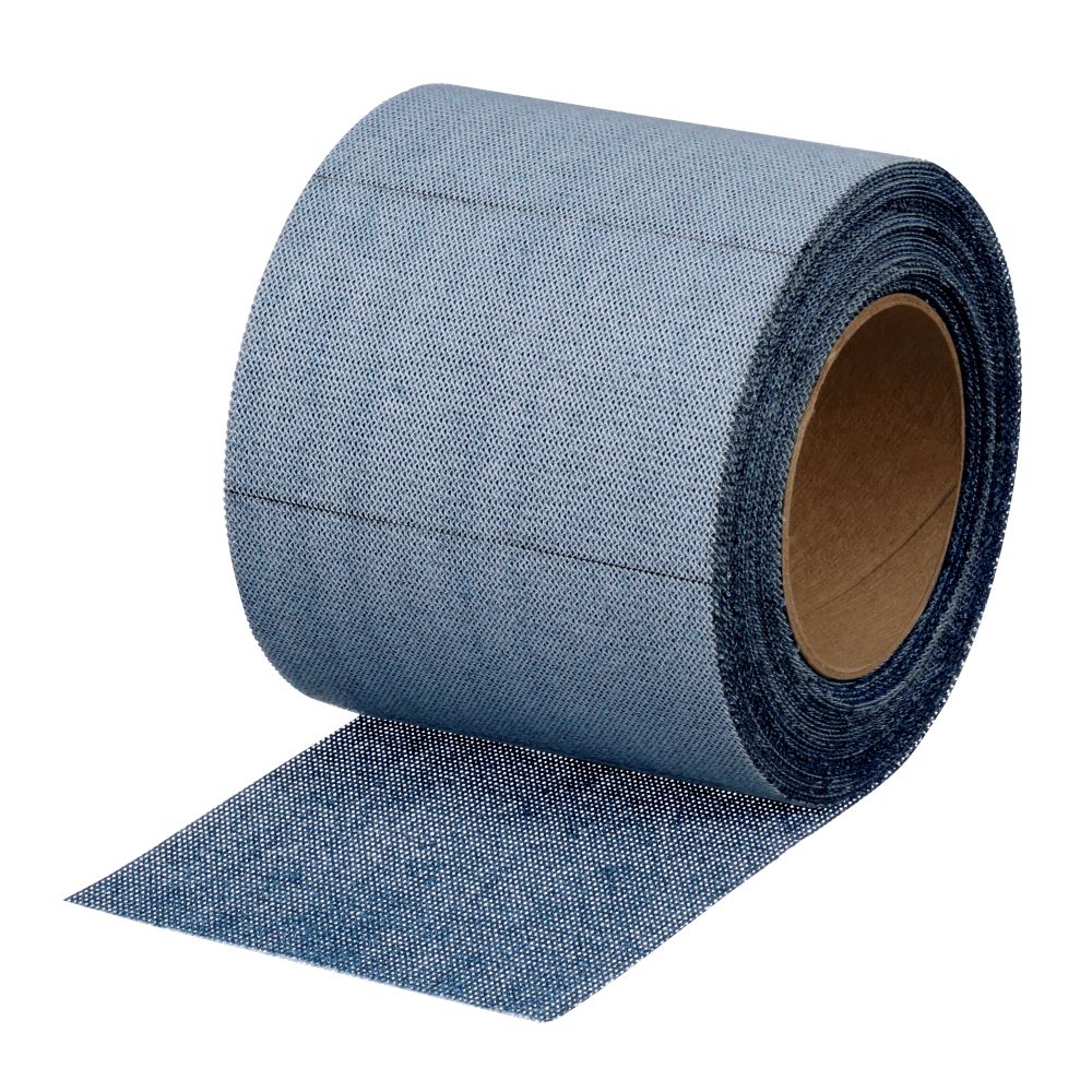 Bandes abrasives en treillis 3M™ bleues en rouleau, 115 mm x 10 m, grain 180, 36473