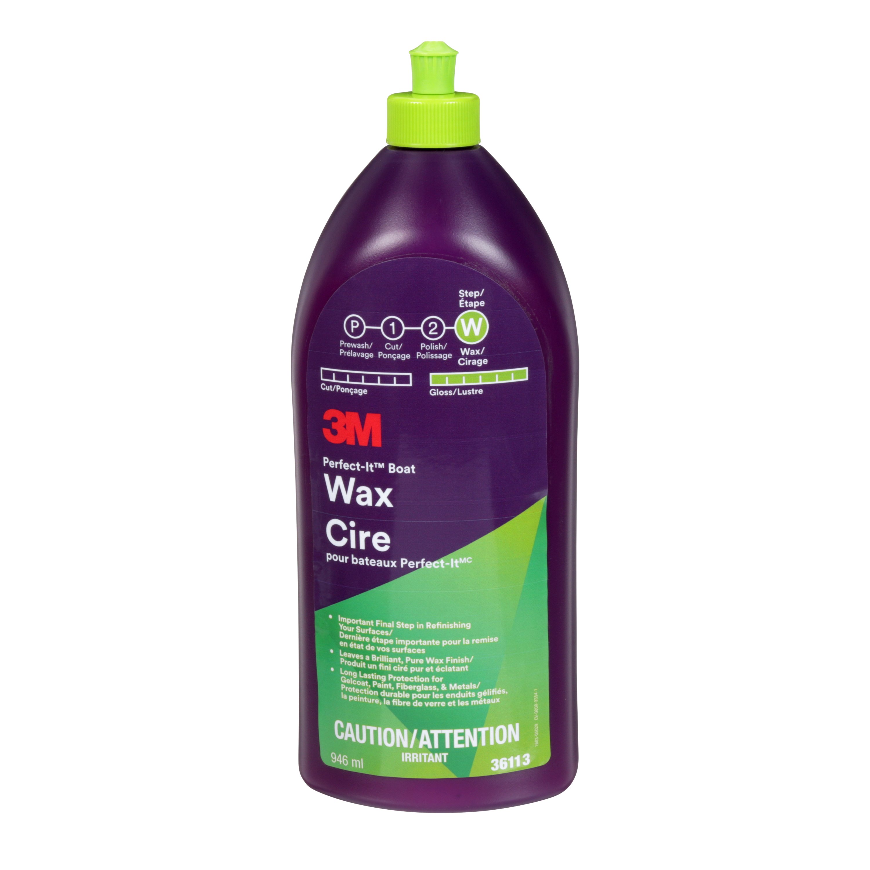Cire pour bateaux 3M™ Perfect-It™, 918 g, 946 ml, 36113E