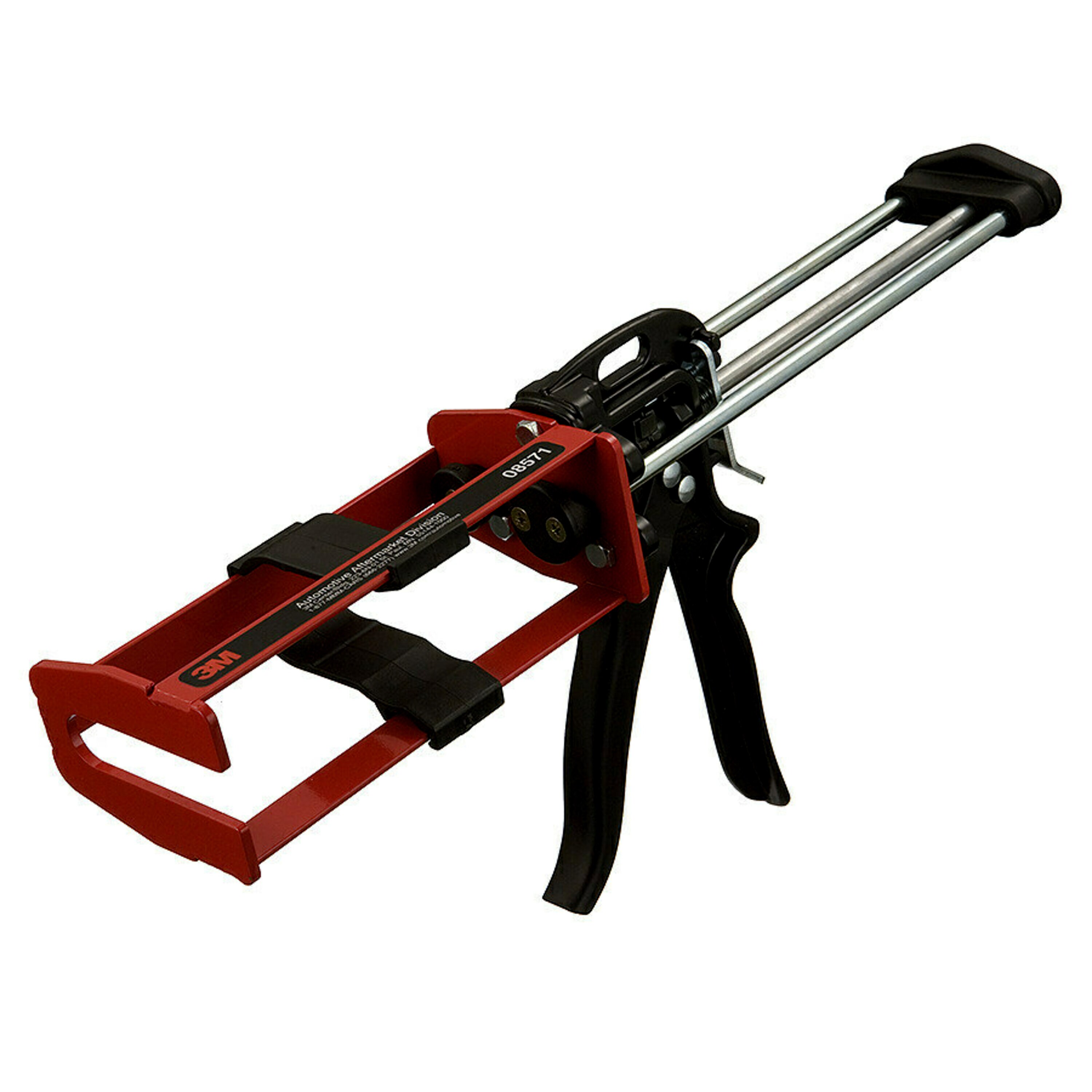 3M™ Handdruckpistole für Doppelkartuschen, manuell, für 200ml Kartuschen, rot, 08571