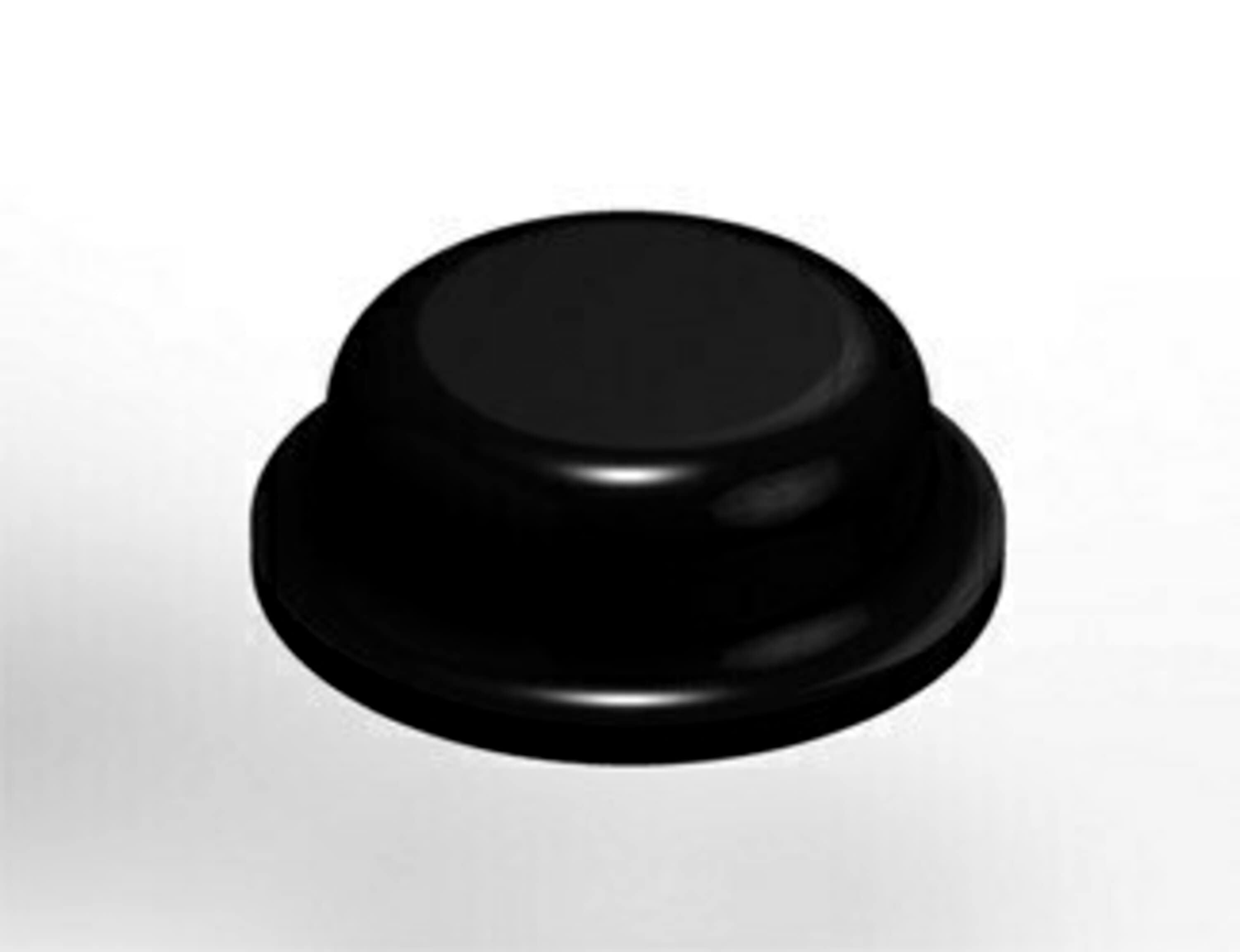 Butée élastique 3M™ Bumpon™ SJ5076, noire, 8,0 x 2,8 mm, adhésif en caoutchouc naturel R-30