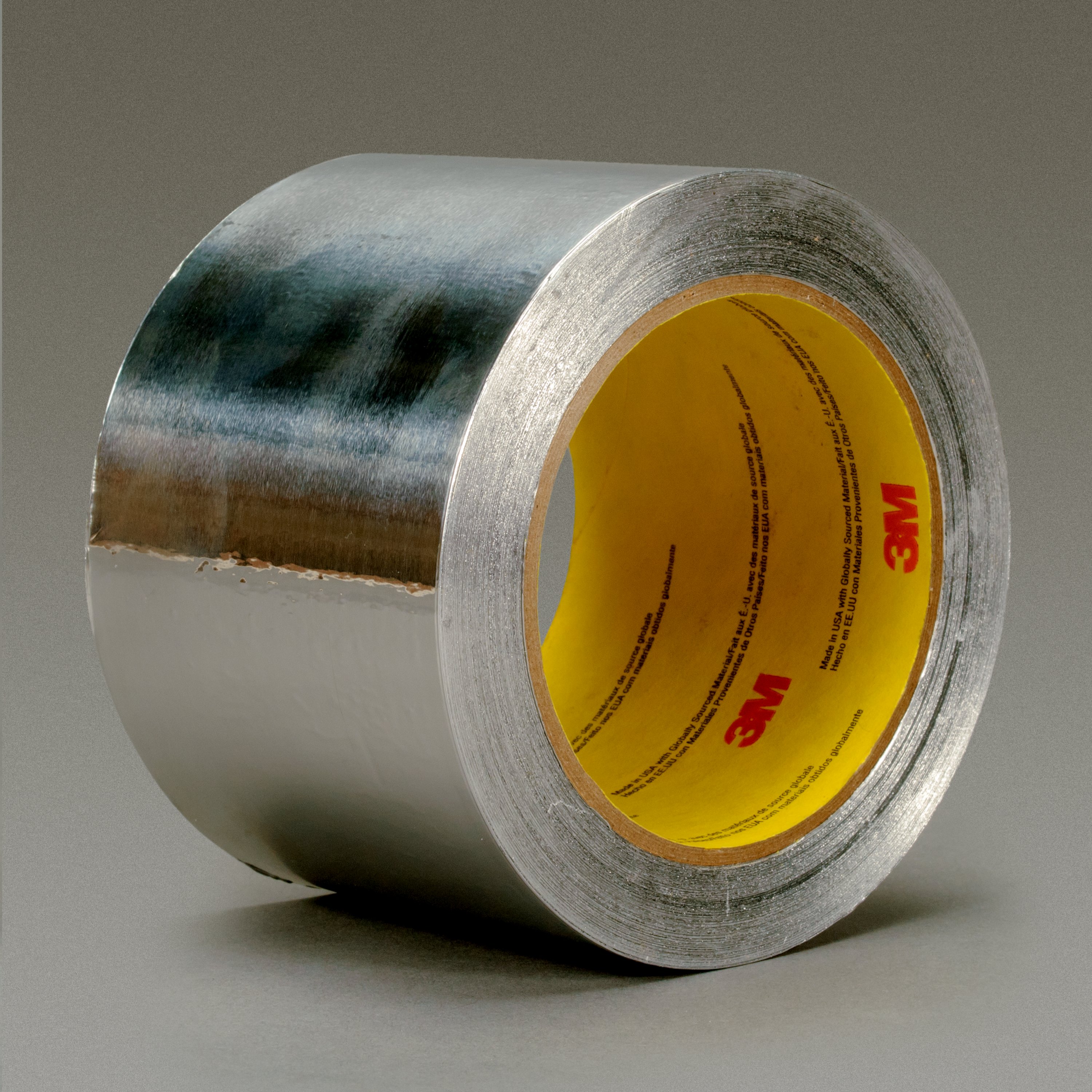3M™ Aluminiumklebeband 425, Silber, 25 mm x 55 m, 0.12 mm, Einzelfertigung