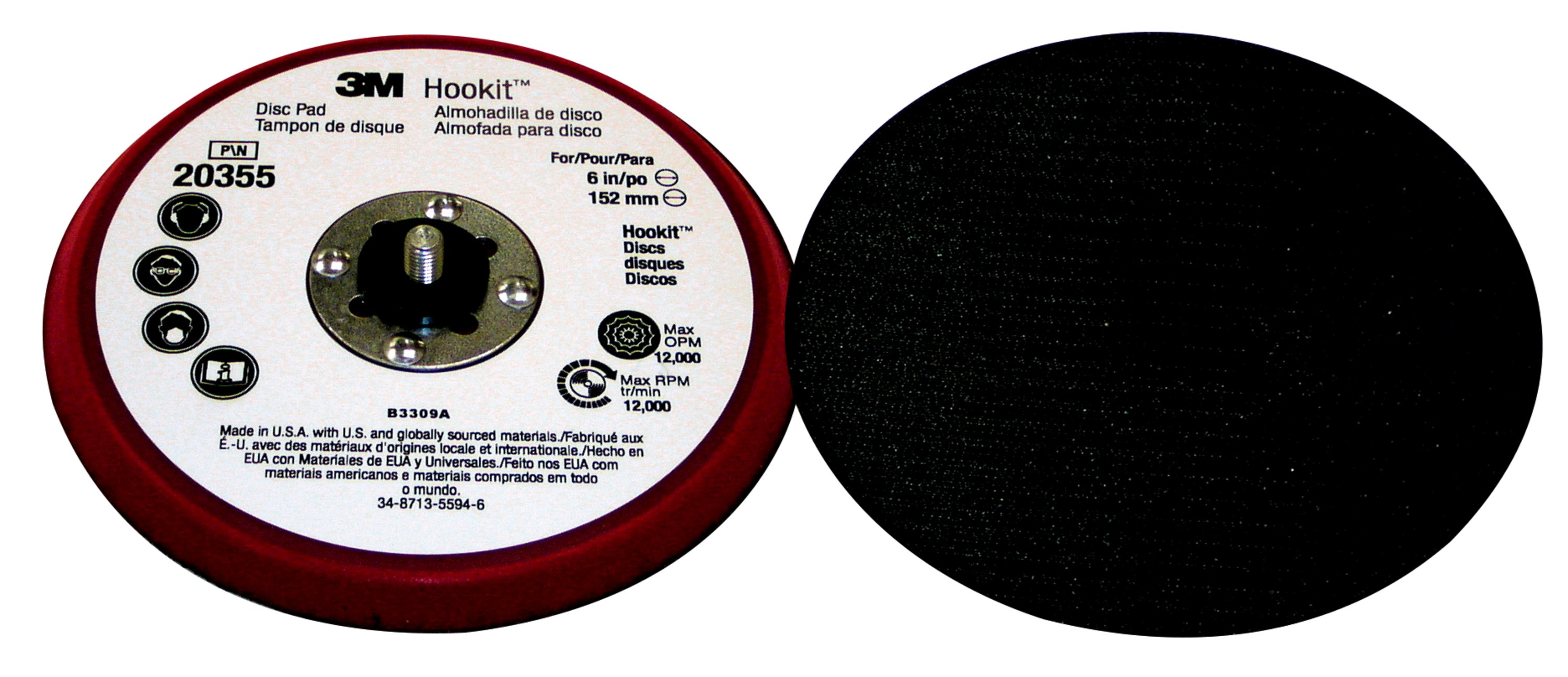 3M™ HOOKIT LP-DISC PAD, 150MM DIAMETER, FOR RANDOM ORBITAL SANDERS