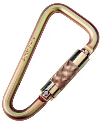 3M™ DBI-SALA® Saflok™ Carabiner, Zinc Yellow, 2000113