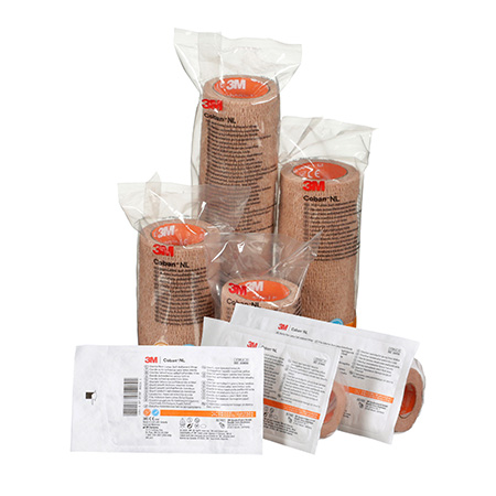 3M™ Coban™ NL Self-adhesive Support and Fixation Bandage, 2082, 2 cm x 5 cm, 36 per pack, latex-free
