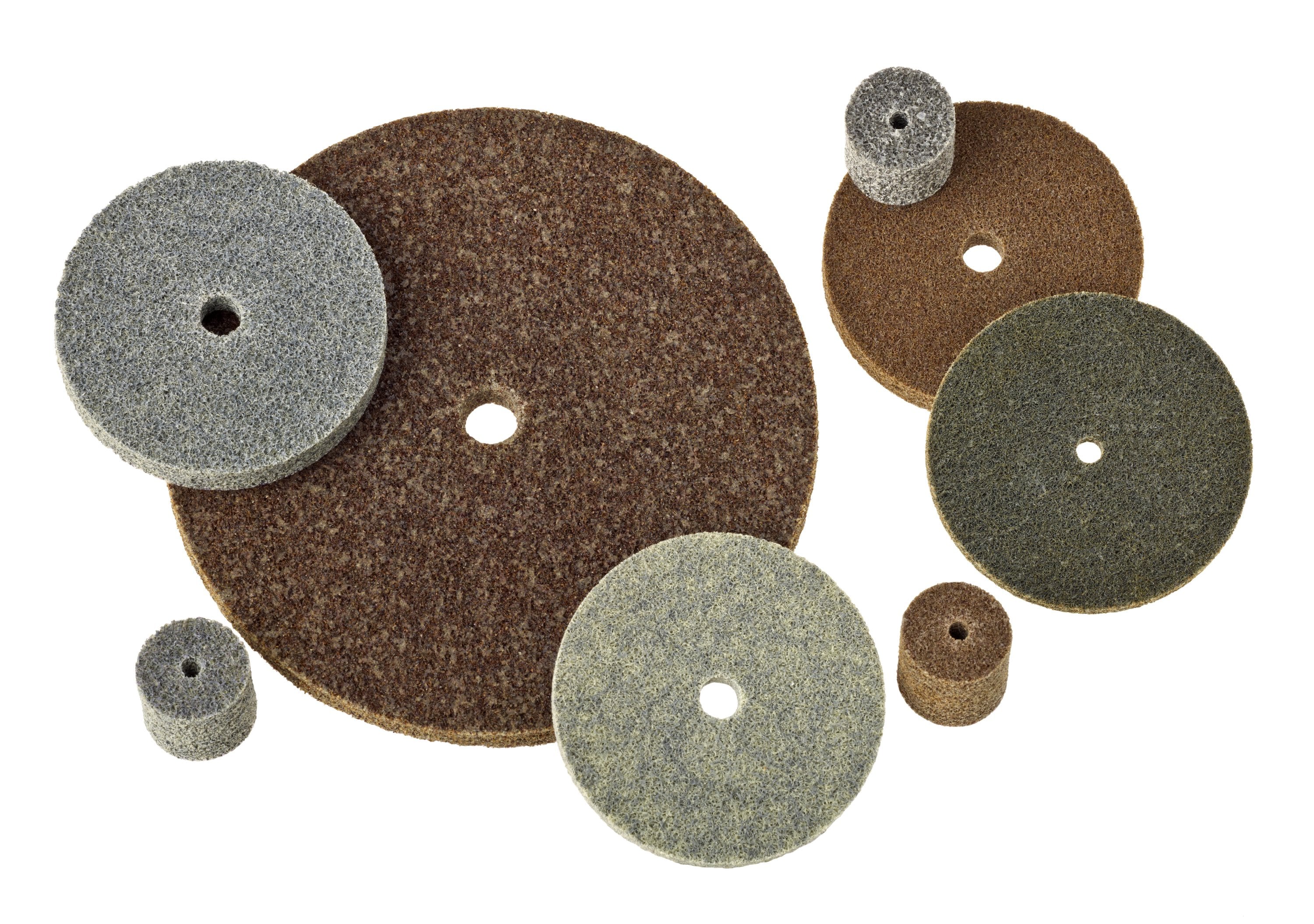 Disque compact aggloméré Scotch-Brite™ EXL XL-UW, 150 mm x 6,35 mm x 12,7 mm, 8A CRS