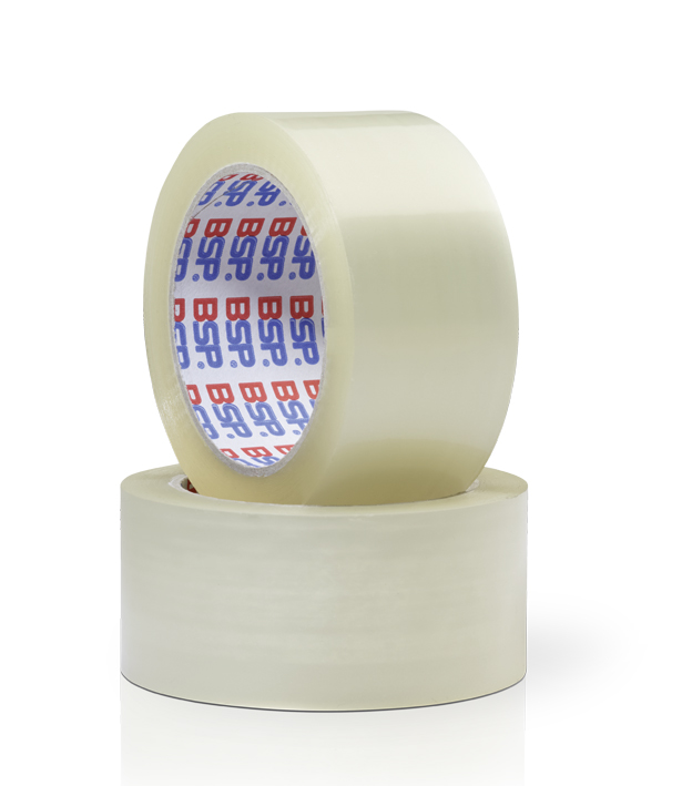 BSP429 Verpackungsklebeband 50mm x 66m transparent, 36 Rollen pro Karton, 72 Kartons pro Palette, ca. 6,00 kg per Karton