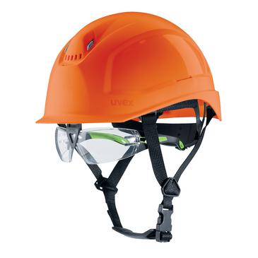 uvex pheos S-KR IES 9772238 safety helmet, orange, with ventilation