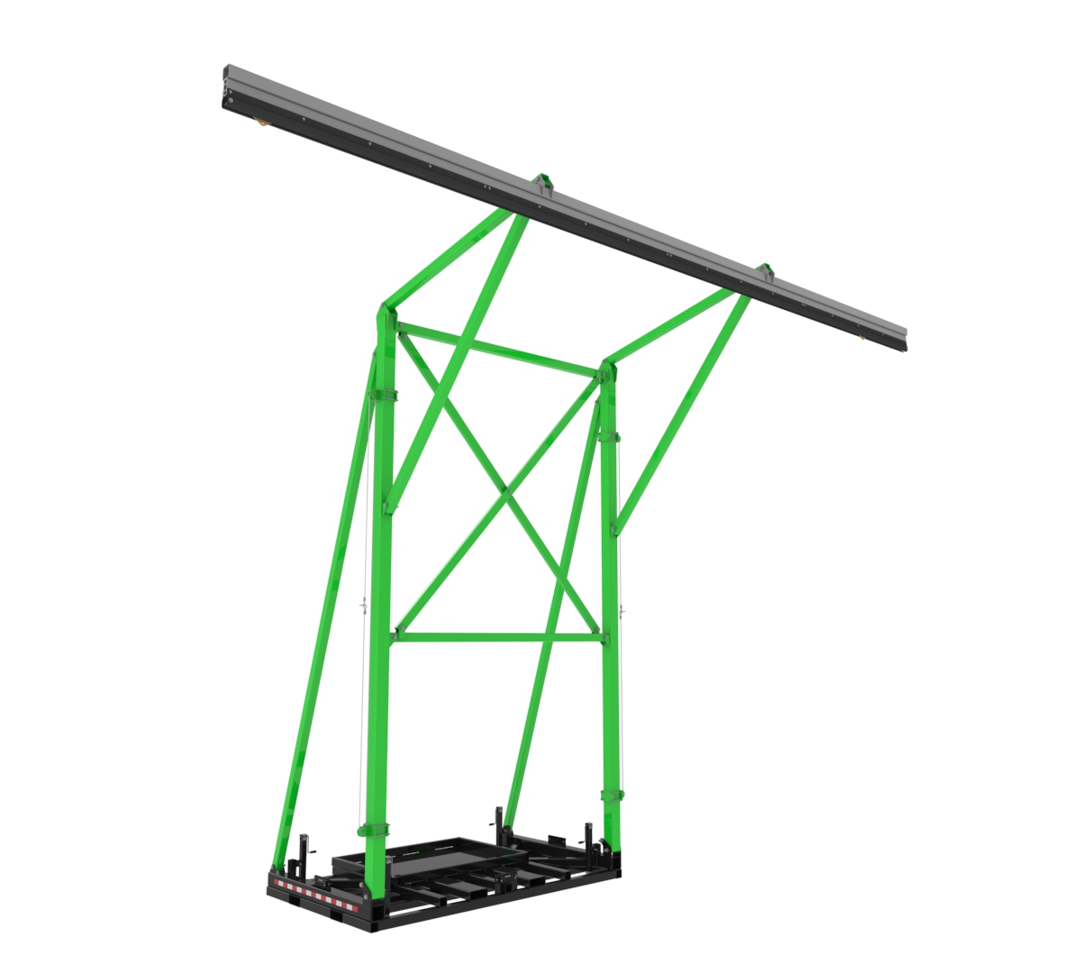 3M™ DBI-SALA® Flexiguard™ Fixed-Height Counterweight Rail Anchoring System (no concrete required), 2 users, 6.7 m high, 11.5 m wide, 8560024