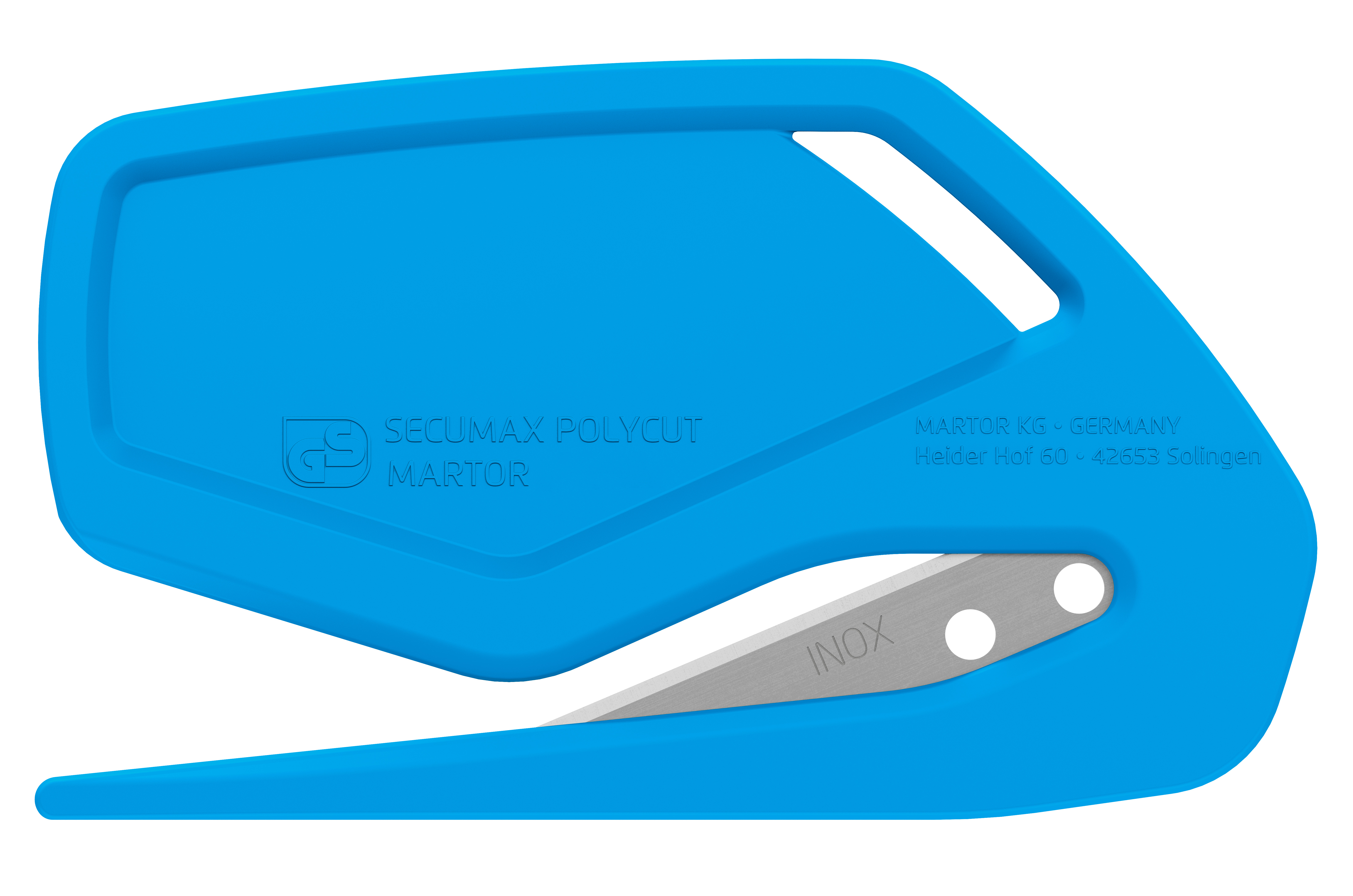 Couteaux de sécurité MARTOR SECUMAX POLYCUT à lame pointue 185 | 10 pièces